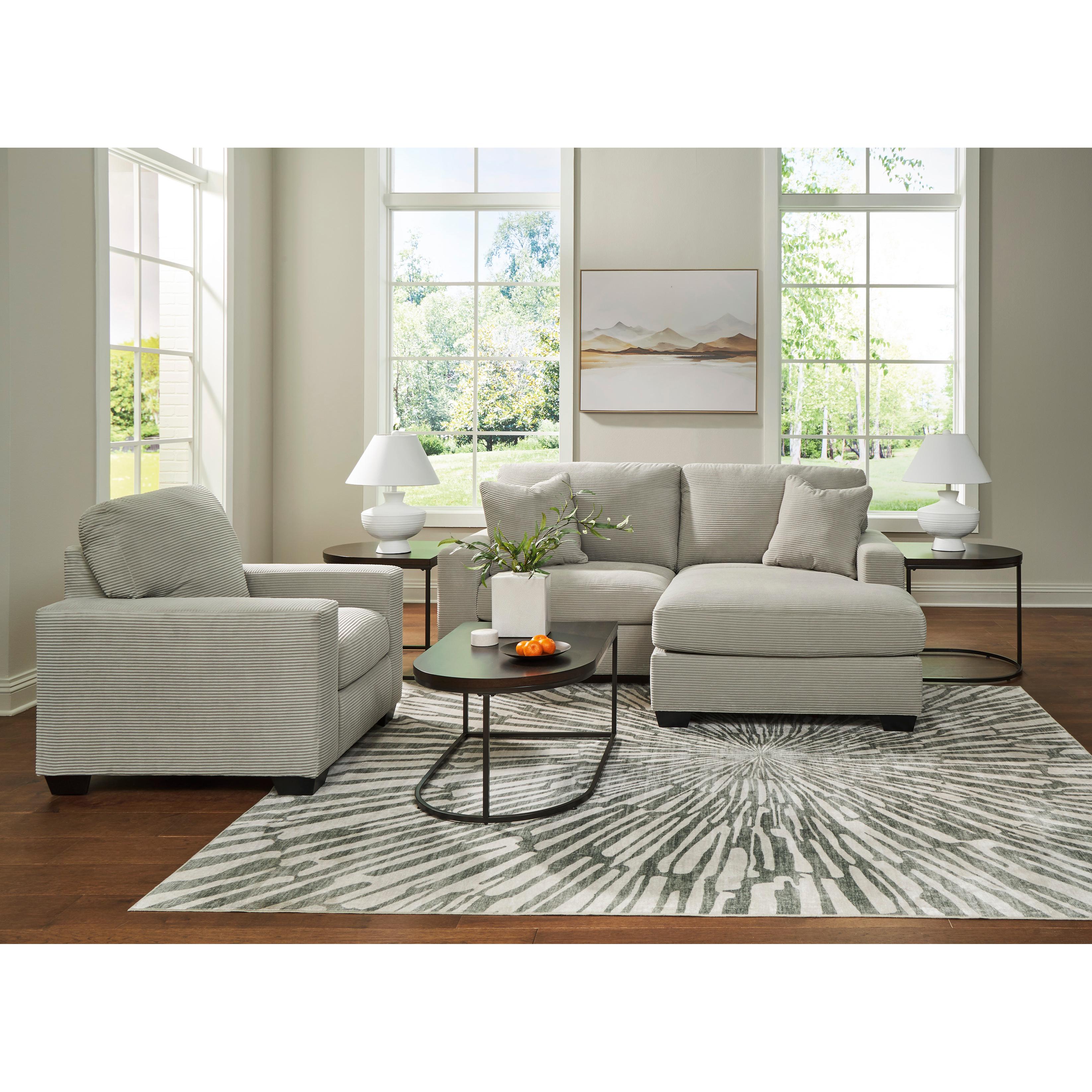  Manufacturer Color_Smoke --  Signature Design by Ashley Greenbriar Stationary Fabric Sofa IMAGE 10