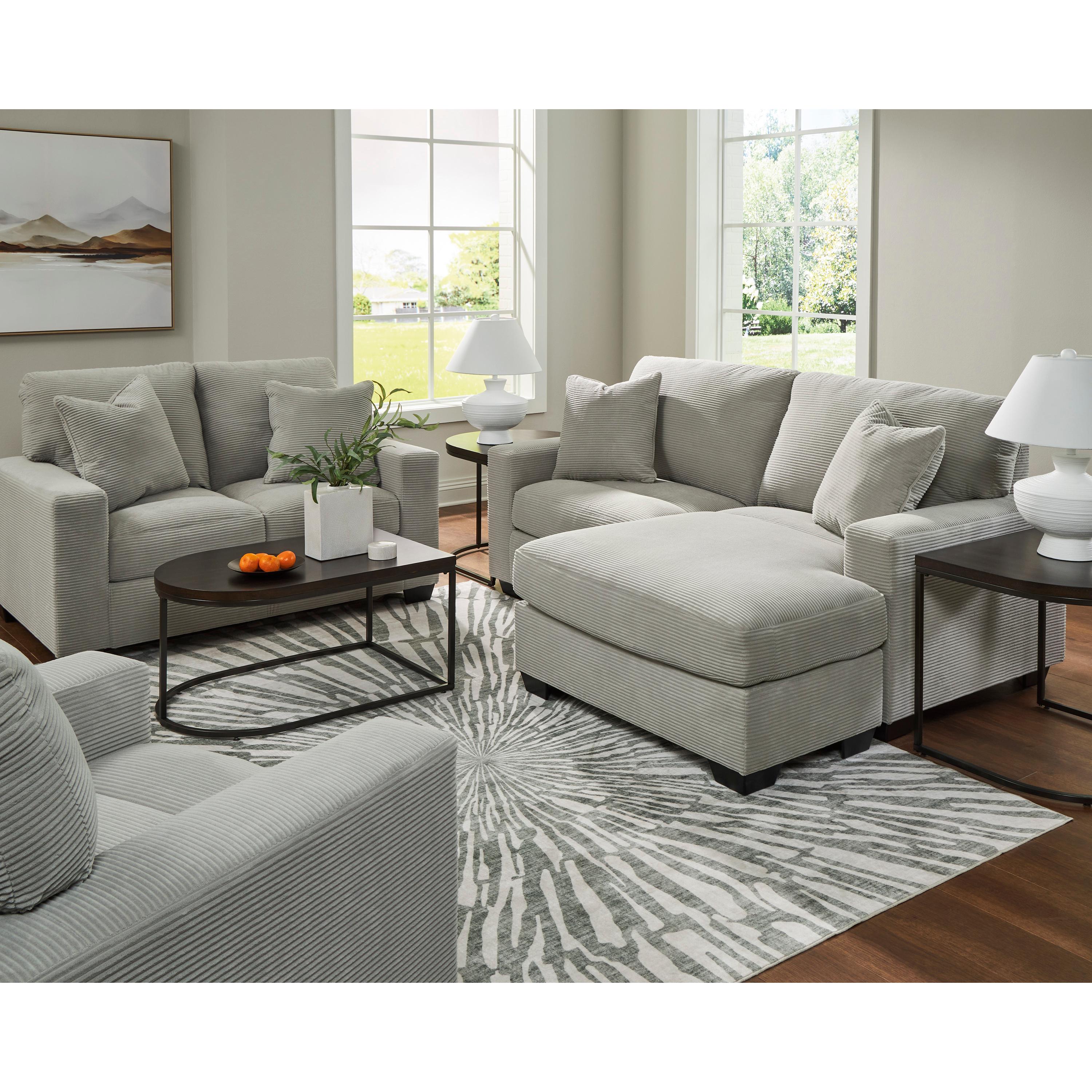  Manufacturer Color_Smoke --  Signature Design by Ashley Greenbriar Stationary Fabric Sofa IMAGE 5