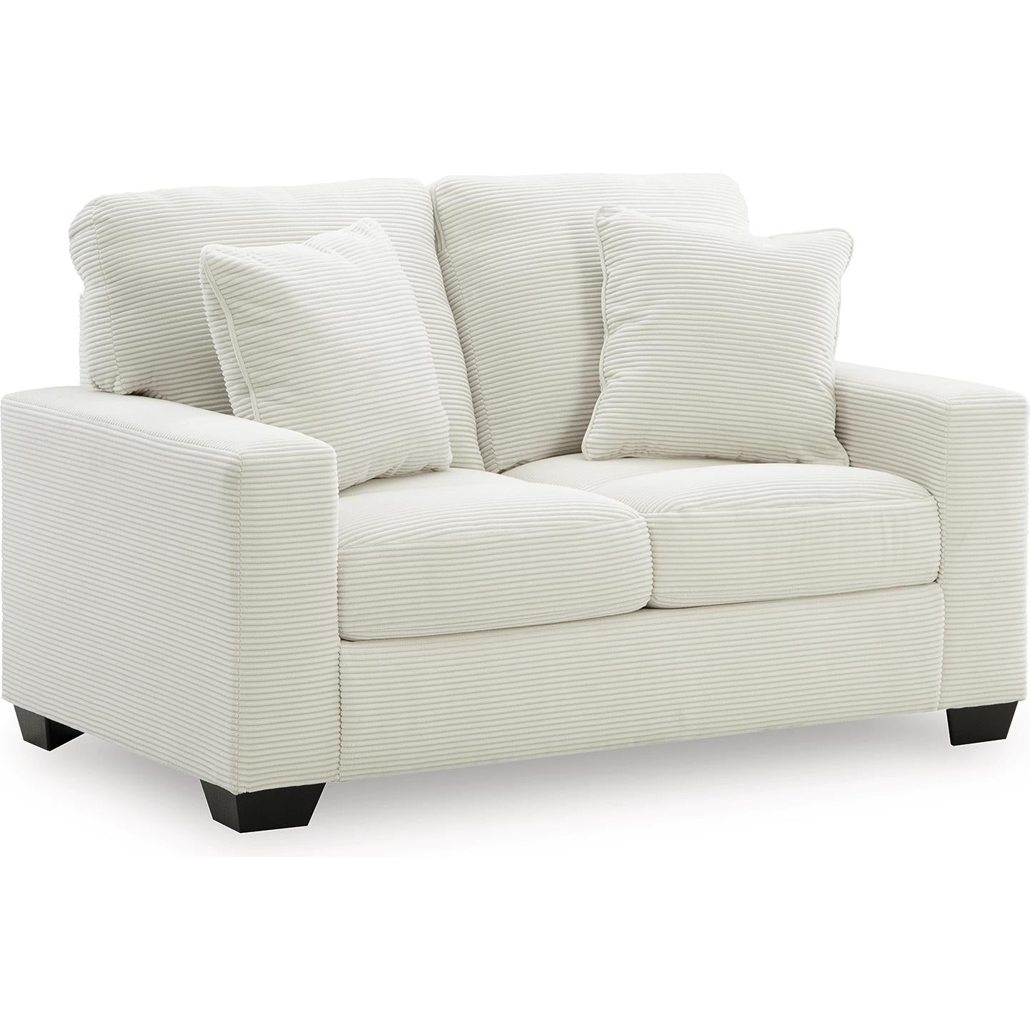  Manufacturer Color_Ivory --  Signature Design by Ashley Greenbriar Stationary Fabric Loveseat IMAGE 1