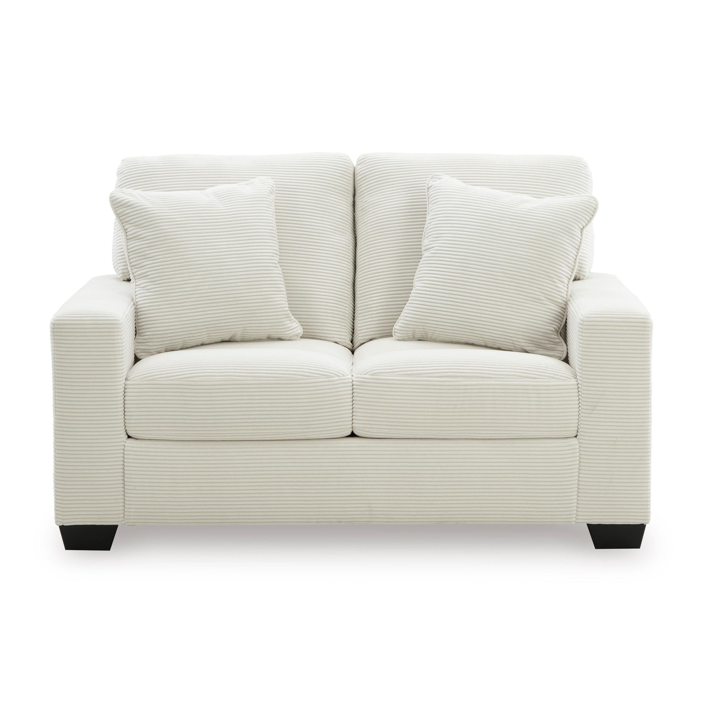  Manufacturer Color_Ivory --  Signature Design by Ashley Greenbriar Stationary Fabric Loveseat IMAGE 2