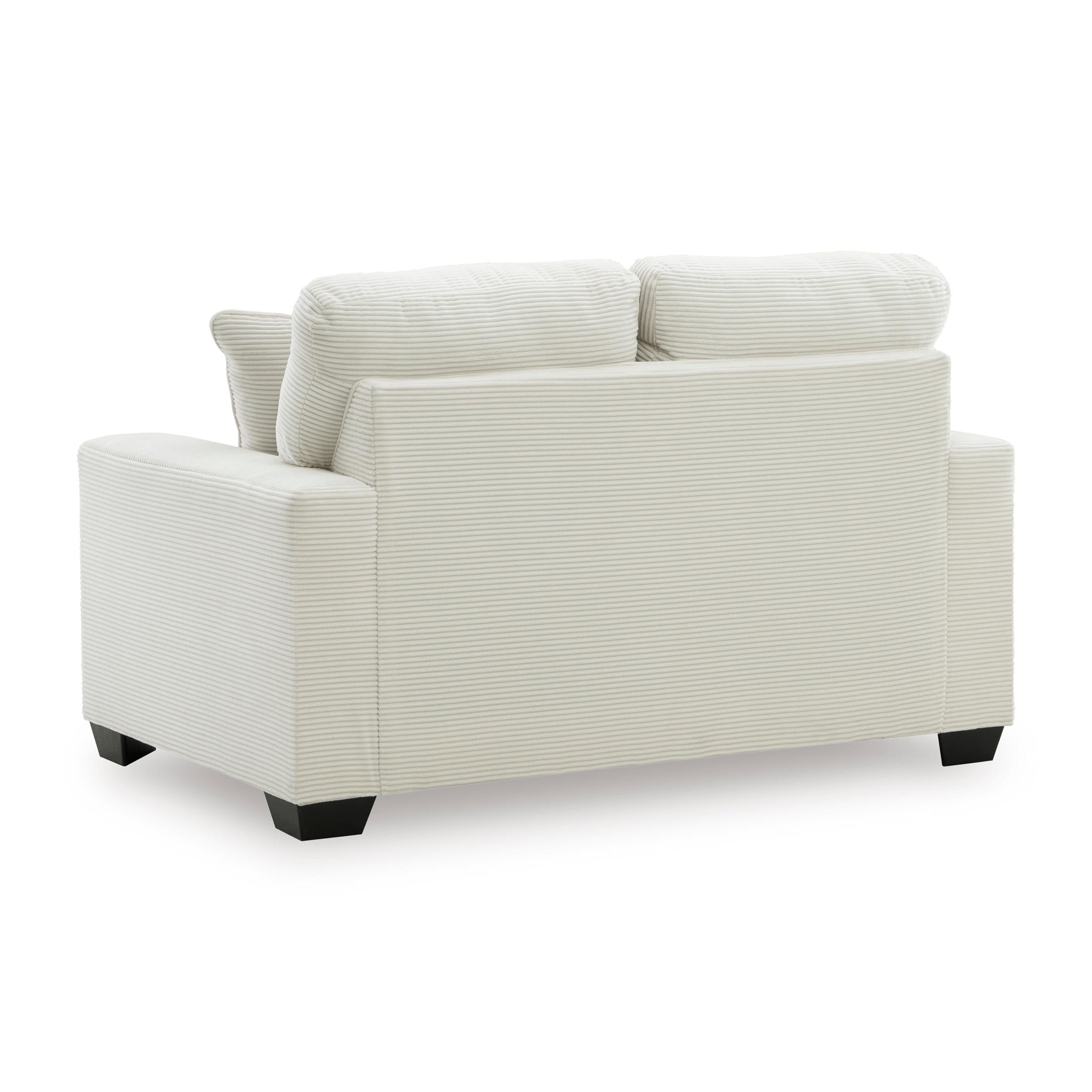  Manufacturer Color_Ivory --  Signature Design by Ashley Greenbriar Stationary Fabric Loveseat IMAGE 3