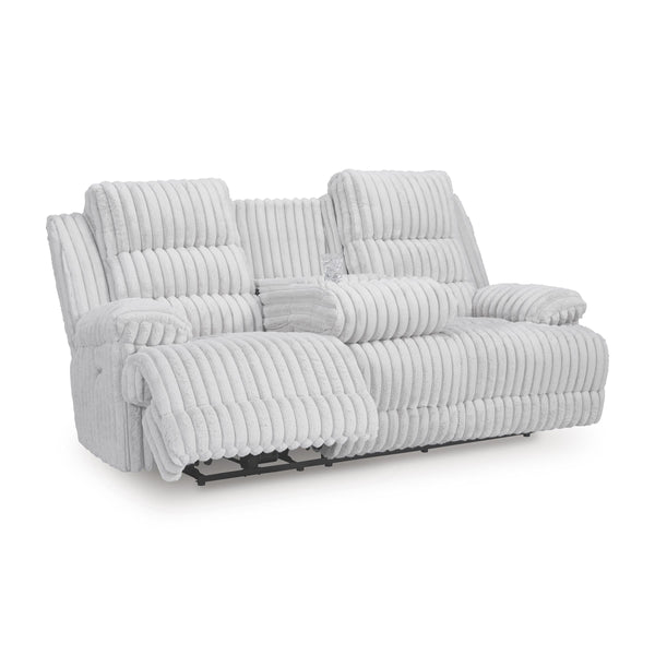 Signature Design by Ashley Falls Power Reclining Fabric Sofa
