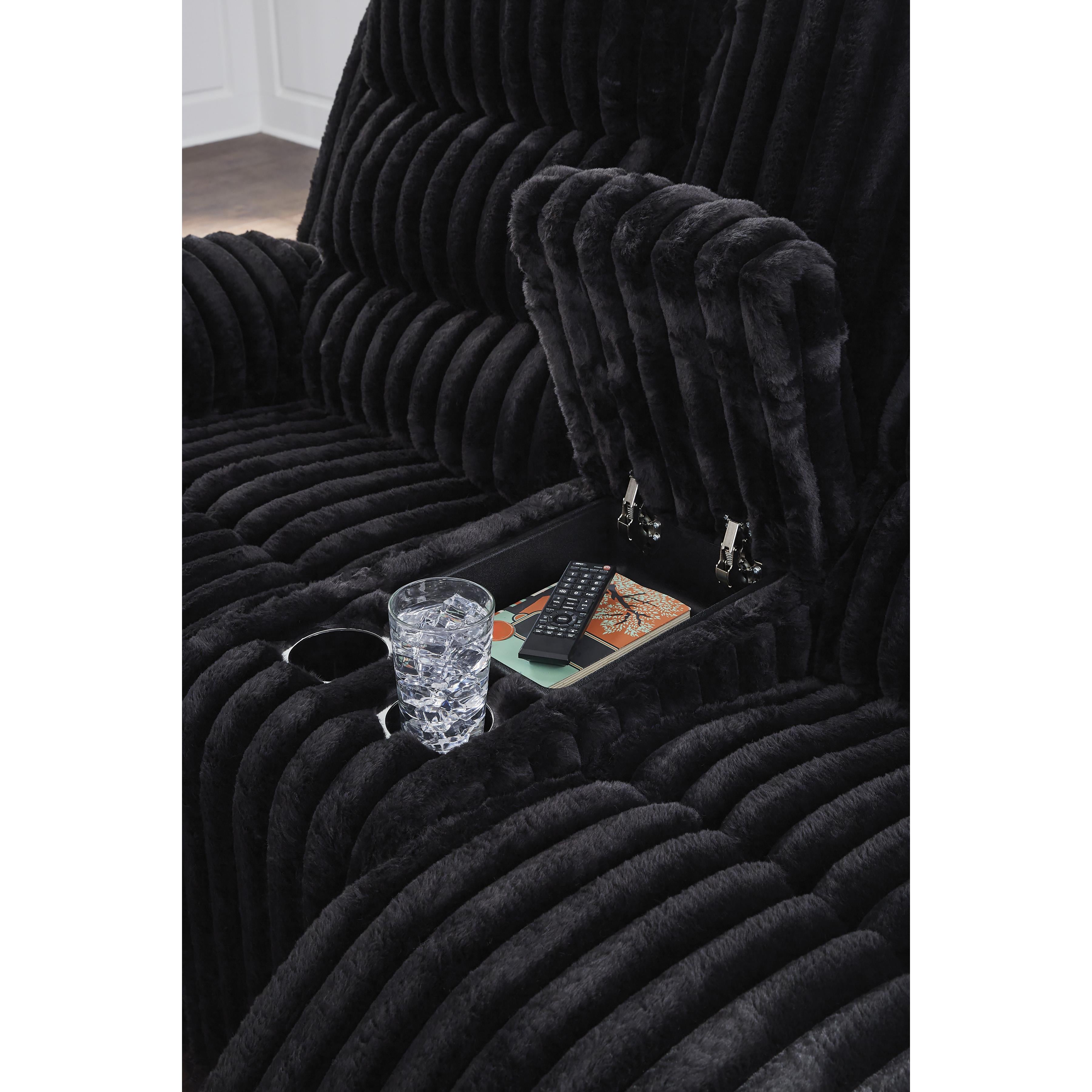  Manufacturer Color_Onyx --  Rhine Falls PC4280596 Double Reclining Power Loveseat with Console IMAGE 5
