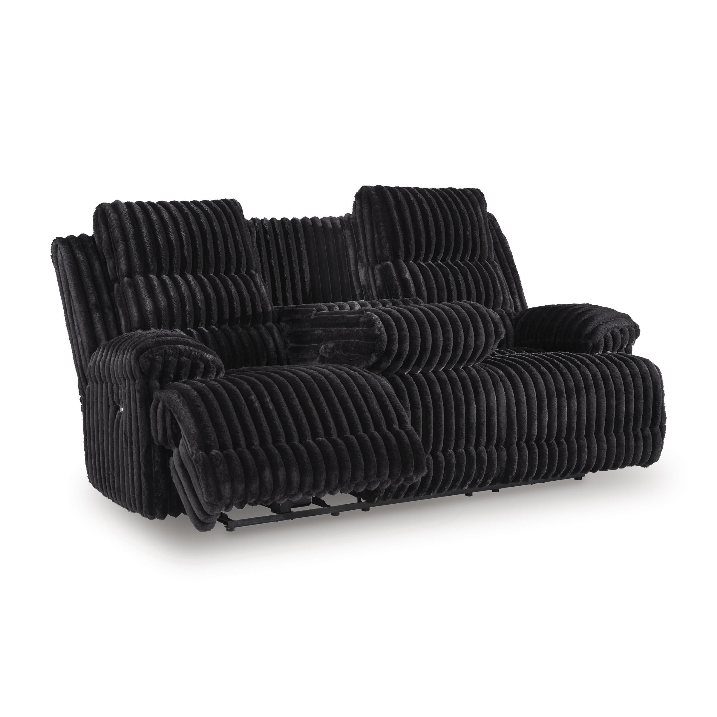  Manufacturer Color_Onyx --  Rhine Falls PC4280599 Reclining Power Sofa with Drop Down Table IMAGE 1