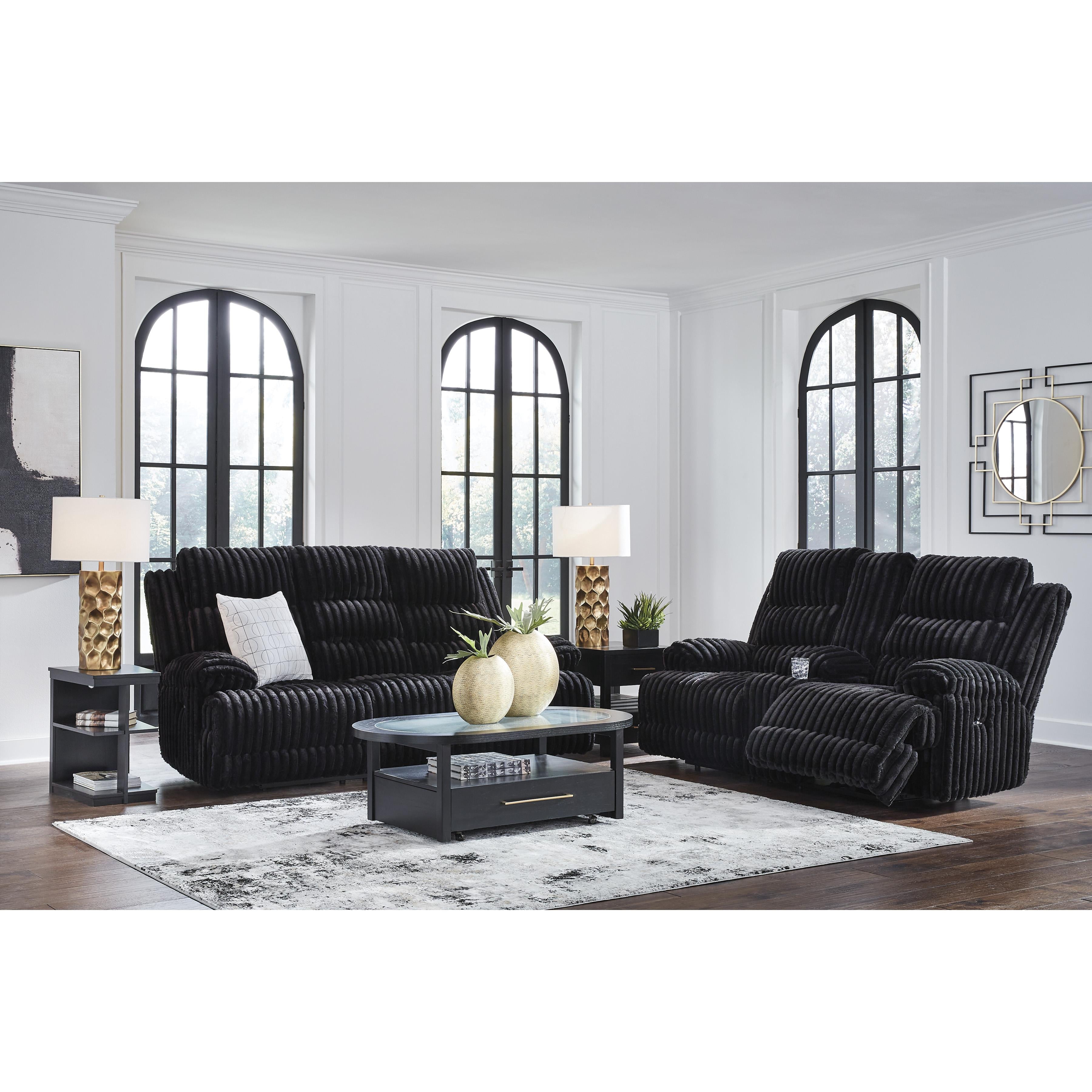  Manufacturer Color_Onyx --  Rhine Falls PC4280599 Reclining Power Sofa with Drop Down Table IMAGE 14
