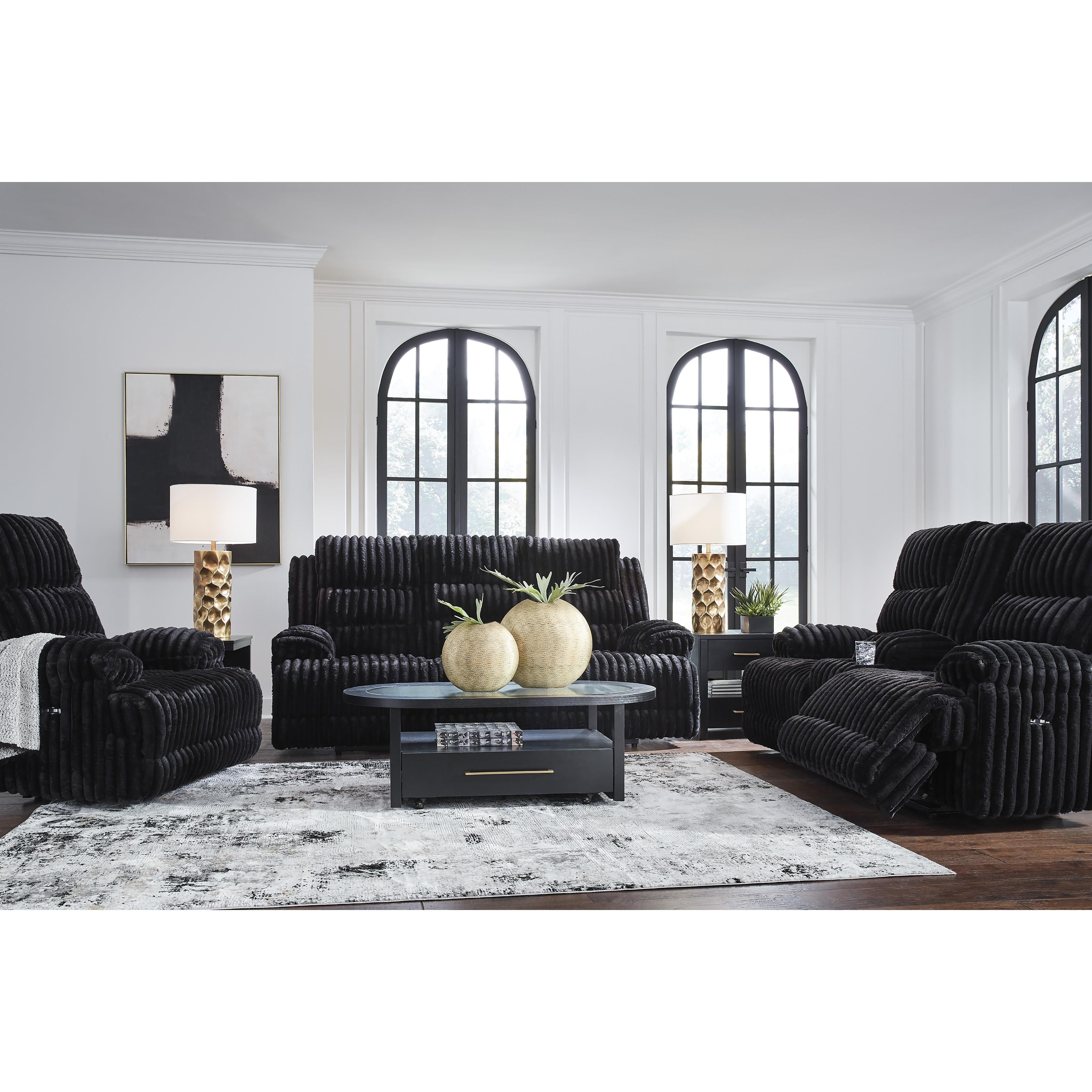  Manufacturer Color_Onyx --  Rhine Falls PC4280599 Reclining Power Sofa with Drop Down Table IMAGE 9