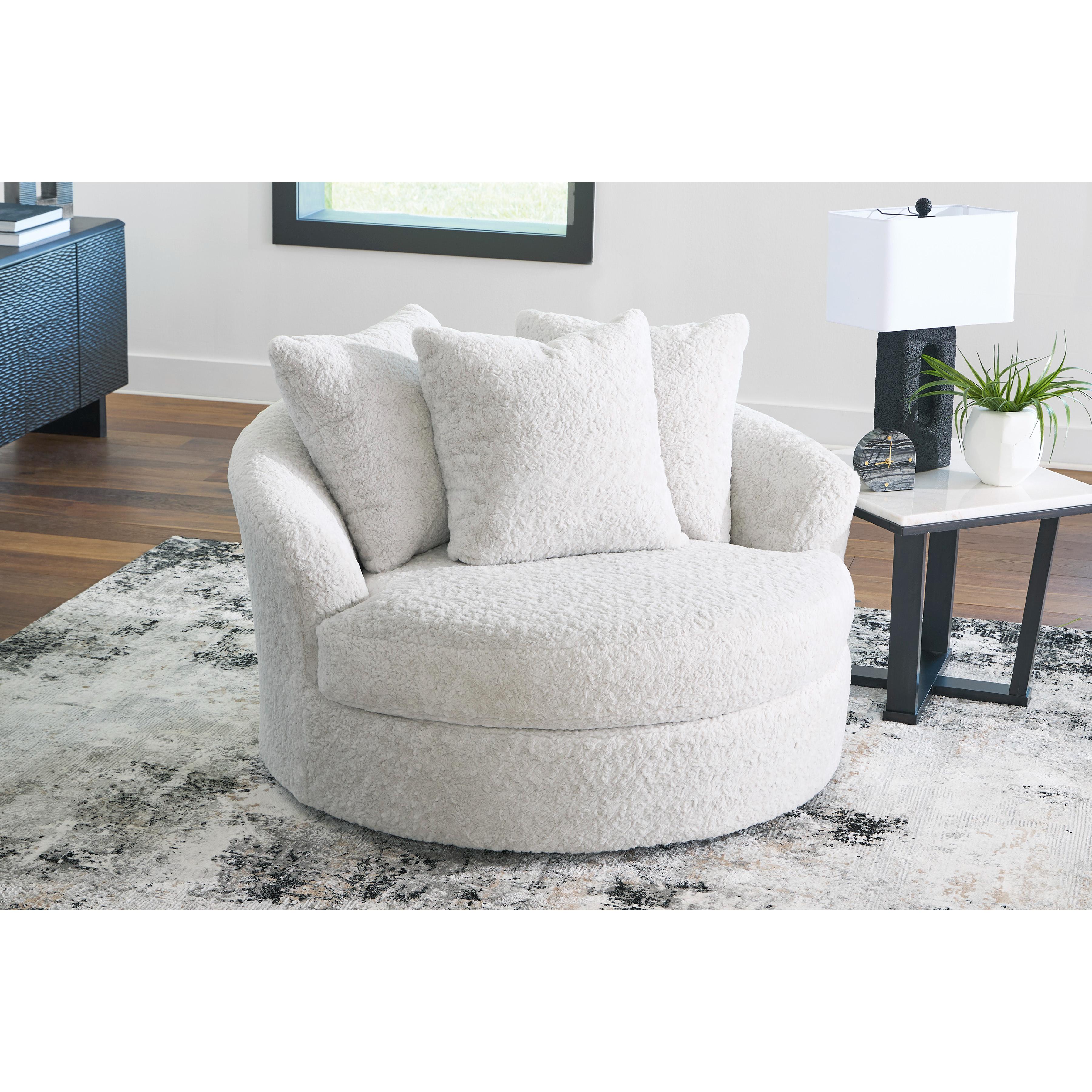  Signature Design by Ashley Cuddle Plush PC5910621 Oversized Swivel Accent Chair IMAGE 4