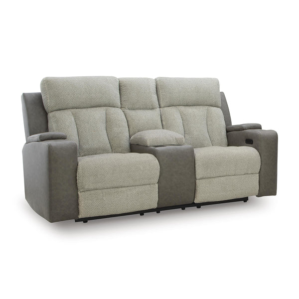 Signature Design by Ashley WhipLash PC6320418 Power Reclining Loveseat with Console and Adjustable Headrest