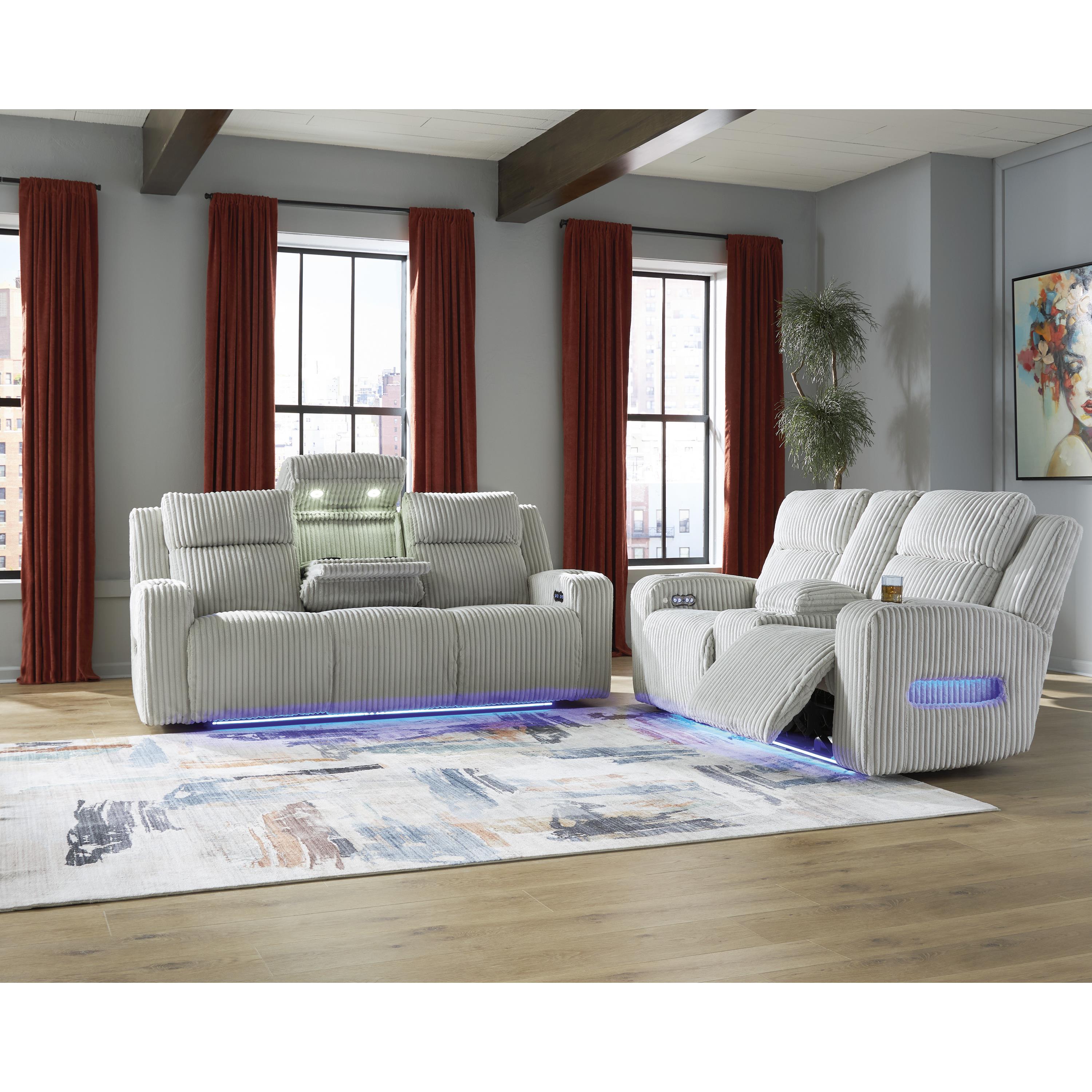  Manufacturer Color_Alloy --  Forest Lake PC6420315 Power Reclining Sofa with Adjustable Headrest IMAGE 14