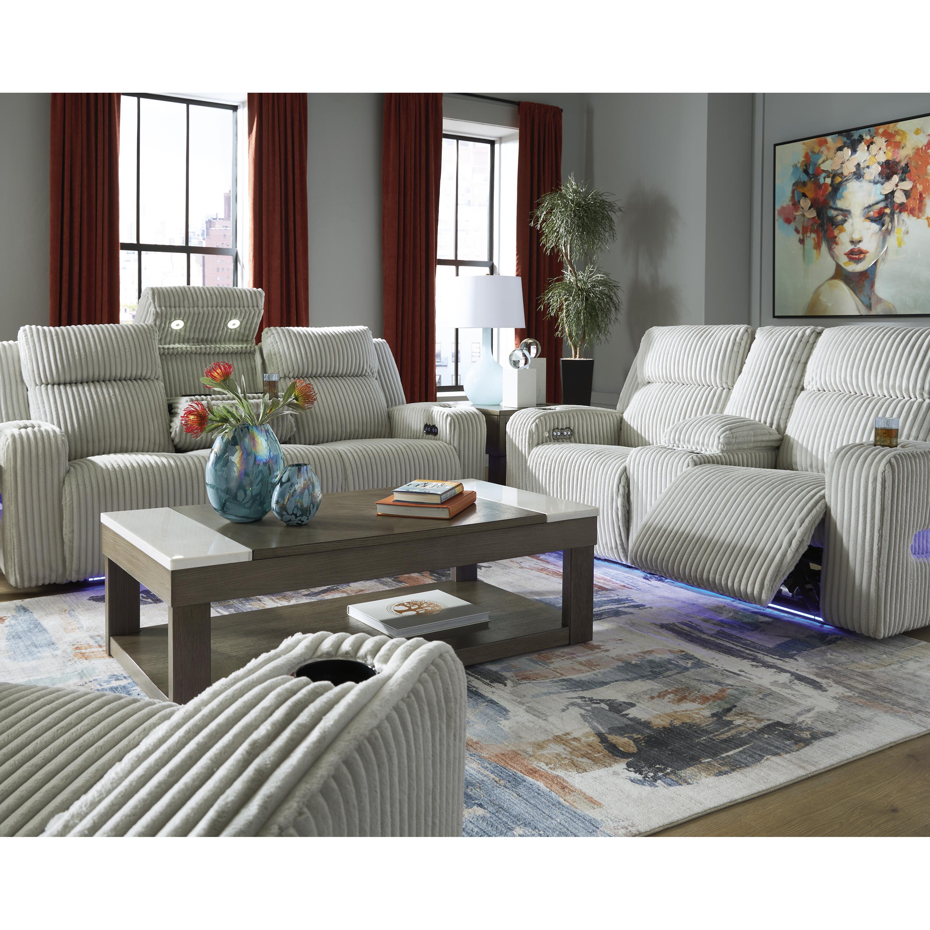  Manufacturer Color_Alloy --  Forest Lake PC6420315 Power Reclining Sofa with Adjustable Headrest IMAGE 15