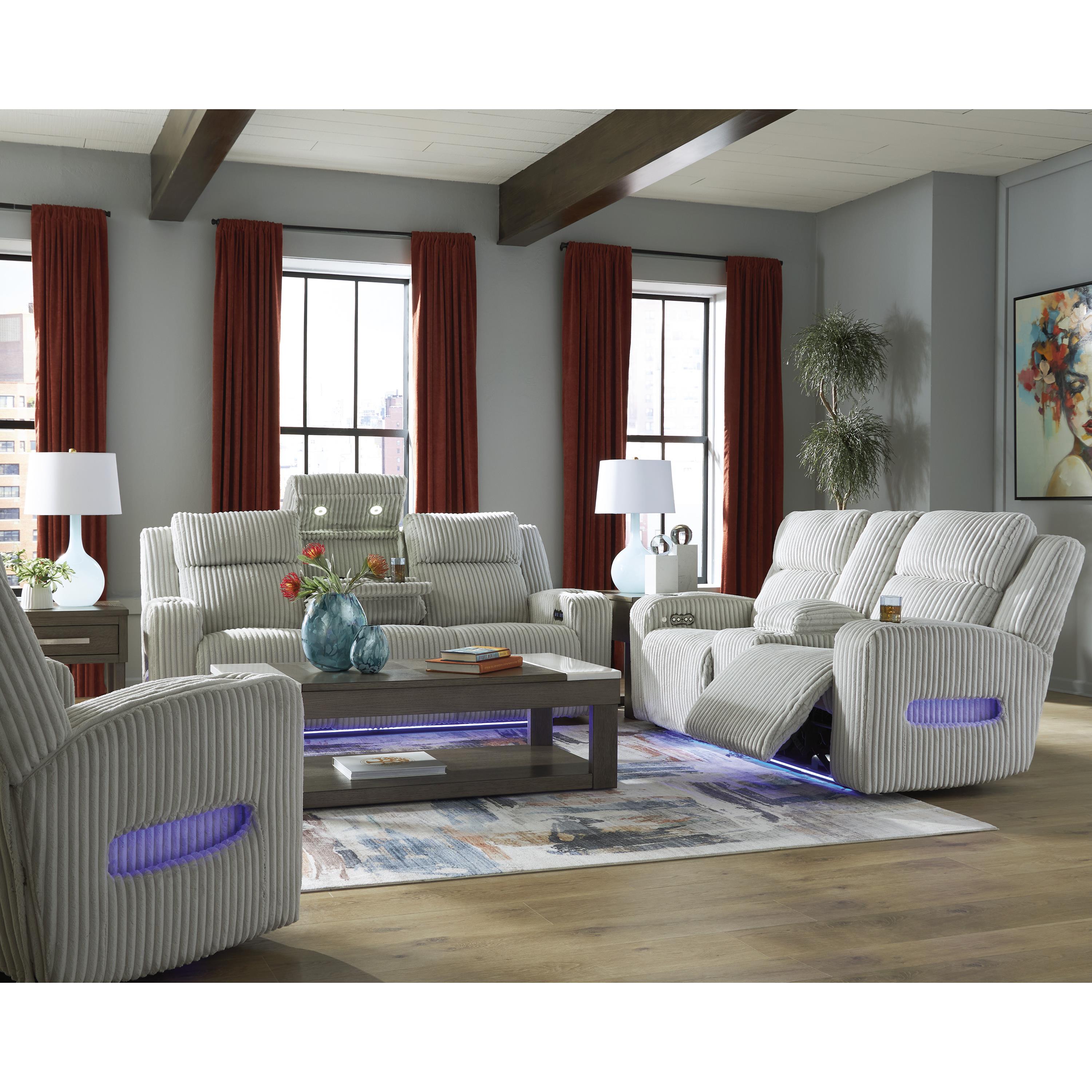  Manufacturer Color_Alloy --  Forest Lake PC6420315 Power Reclining Sofa with Adjustable Headrest IMAGE 17