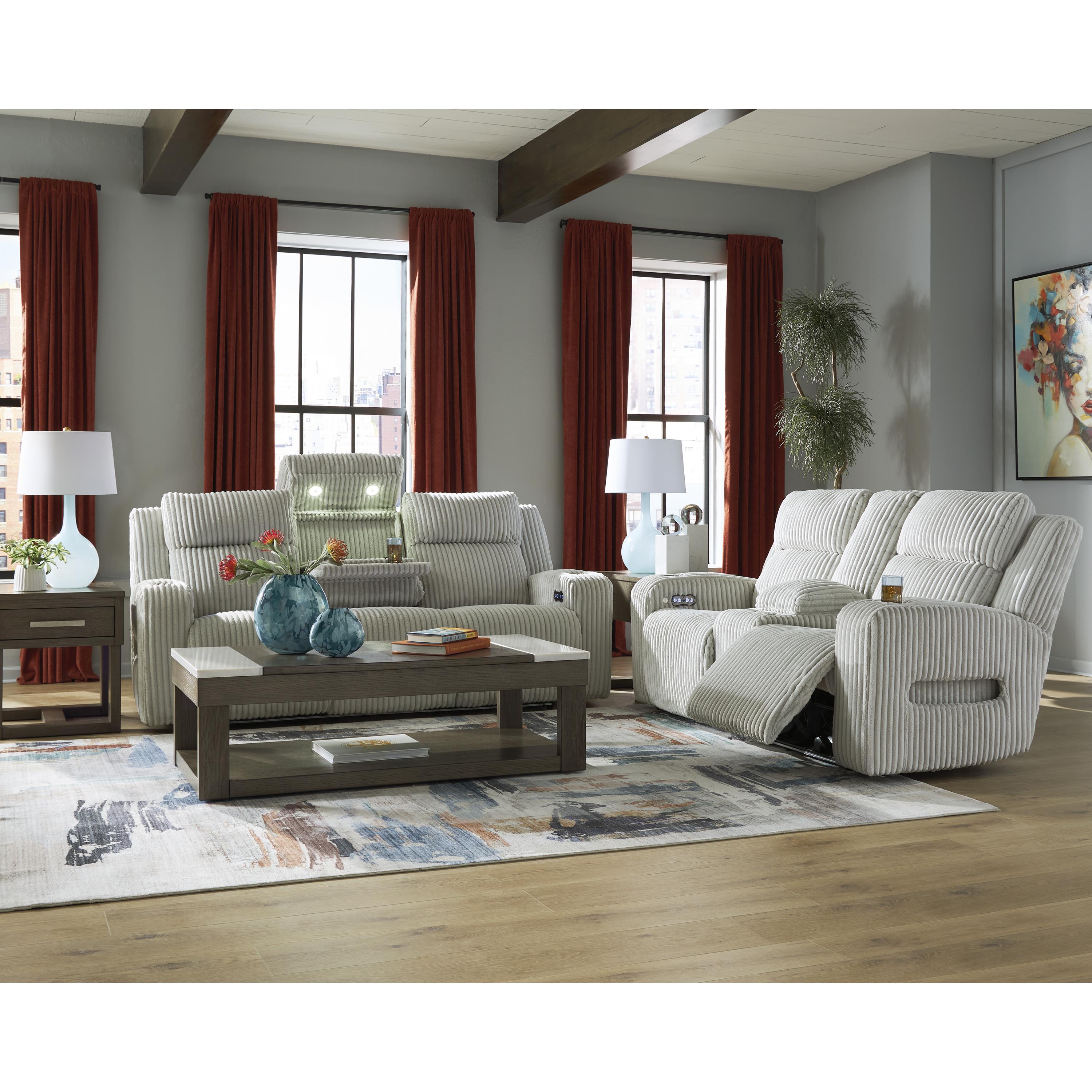  Manufacturer Color_Alloy --  Forest Lake PC6420315 Power Reclining Sofa with Adjustable Headrest IMAGE 18