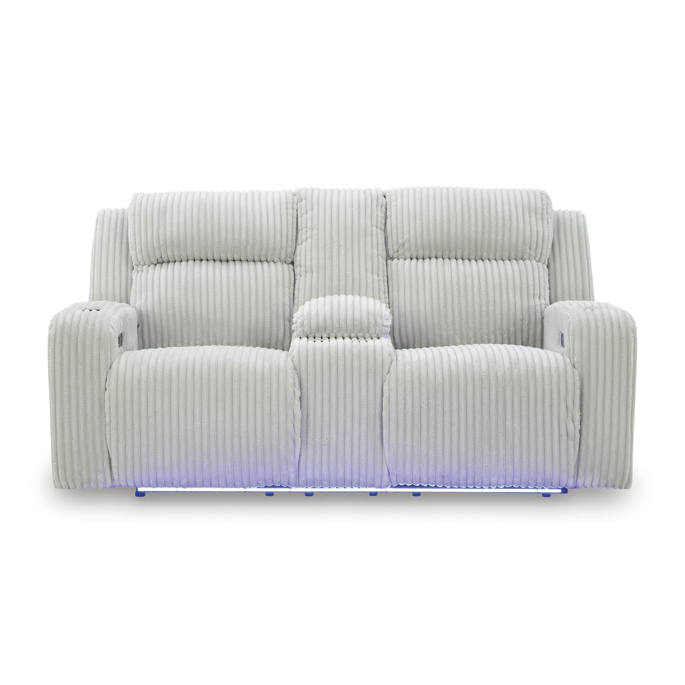  Manufacturer Color_Alloy --  Forest Lake PC6420318 Power Reclining Loveseat with Console and Adjustable Headrest IMAGE 4