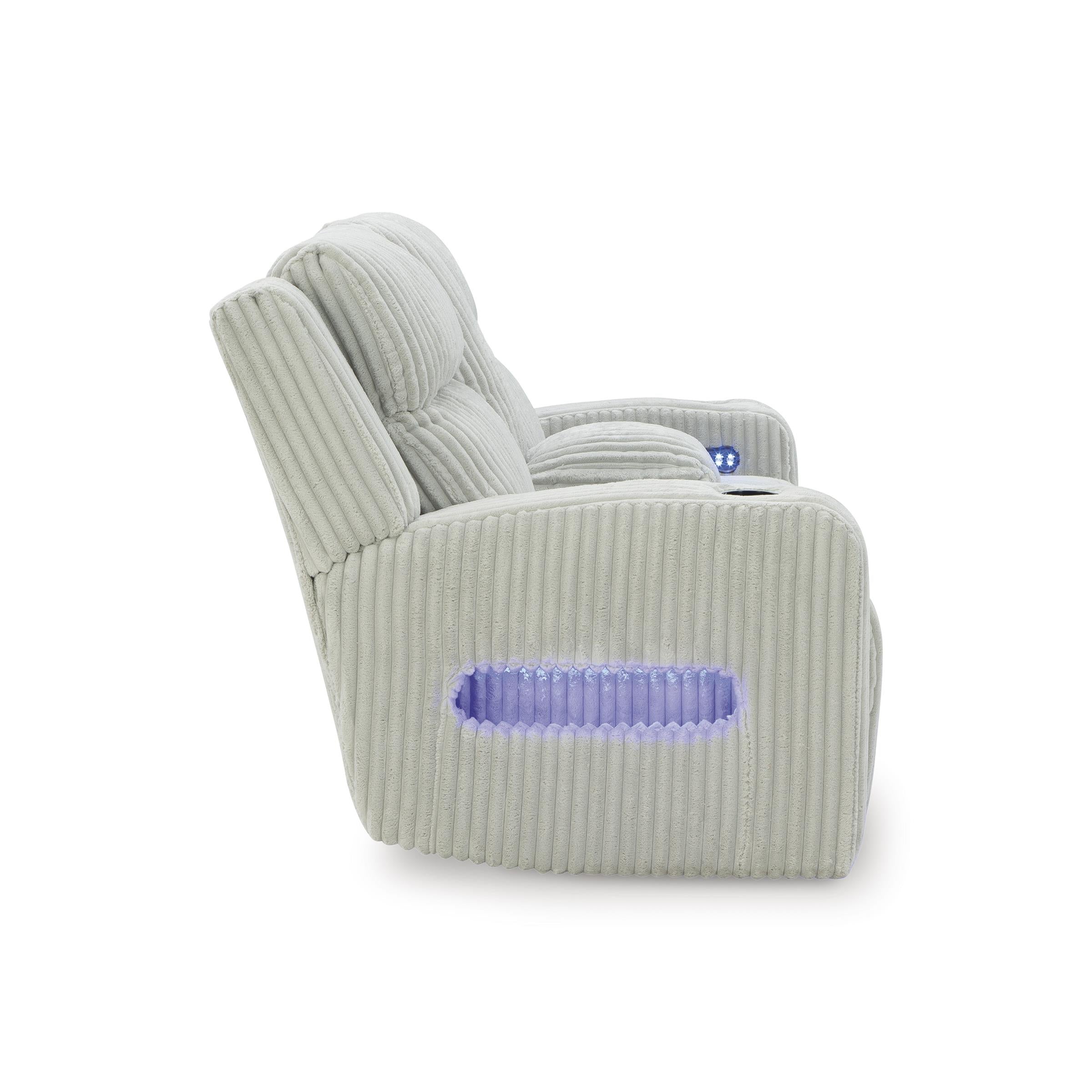  Manufacturer Color_Alloy --  Forest Lake PC6420318 Power Reclining Loveseat with Console and Adjustable Headrest IMAGE 5