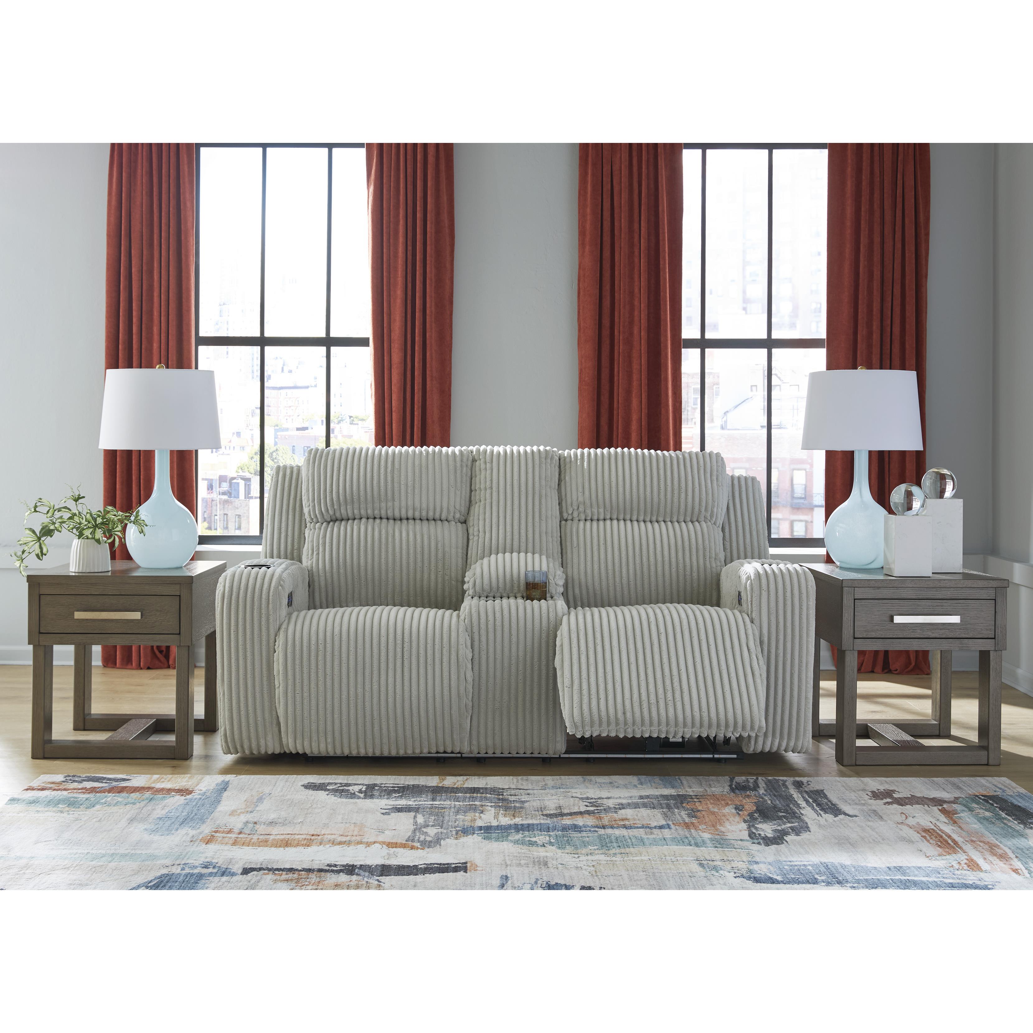  Manufacturer Color_Alloy --  Forest Lake PC6420318 Power Reclining Loveseat with Console and Adjustable Headrest IMAGE 7