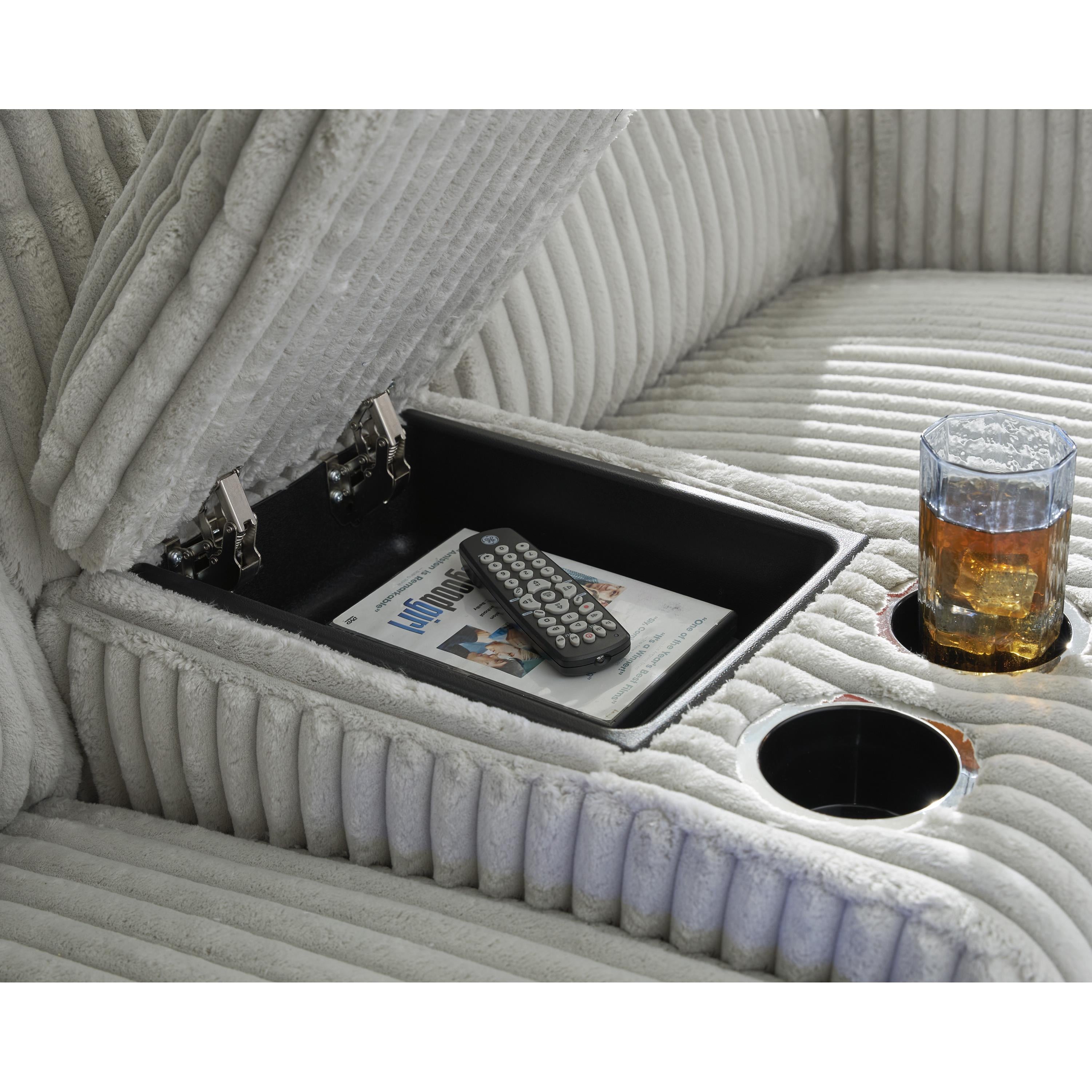  Manufacturer Color_Alloy --  Forest Lake PC6420318 Power Reclining Loveseat with Console and Adjustable Headrest IMAGE 9