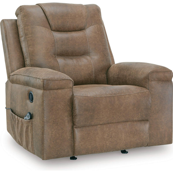 Signature Design by Ashley Stockworth Rocker Leather Look Recliner
