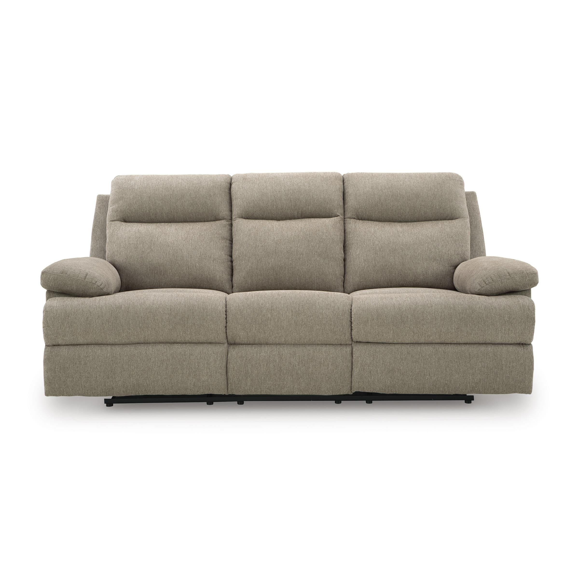  Manufacturer Color_Mocha --  Signature Design by Ashley Side Swipe Stationary Fabric Sofa IMAGE 3