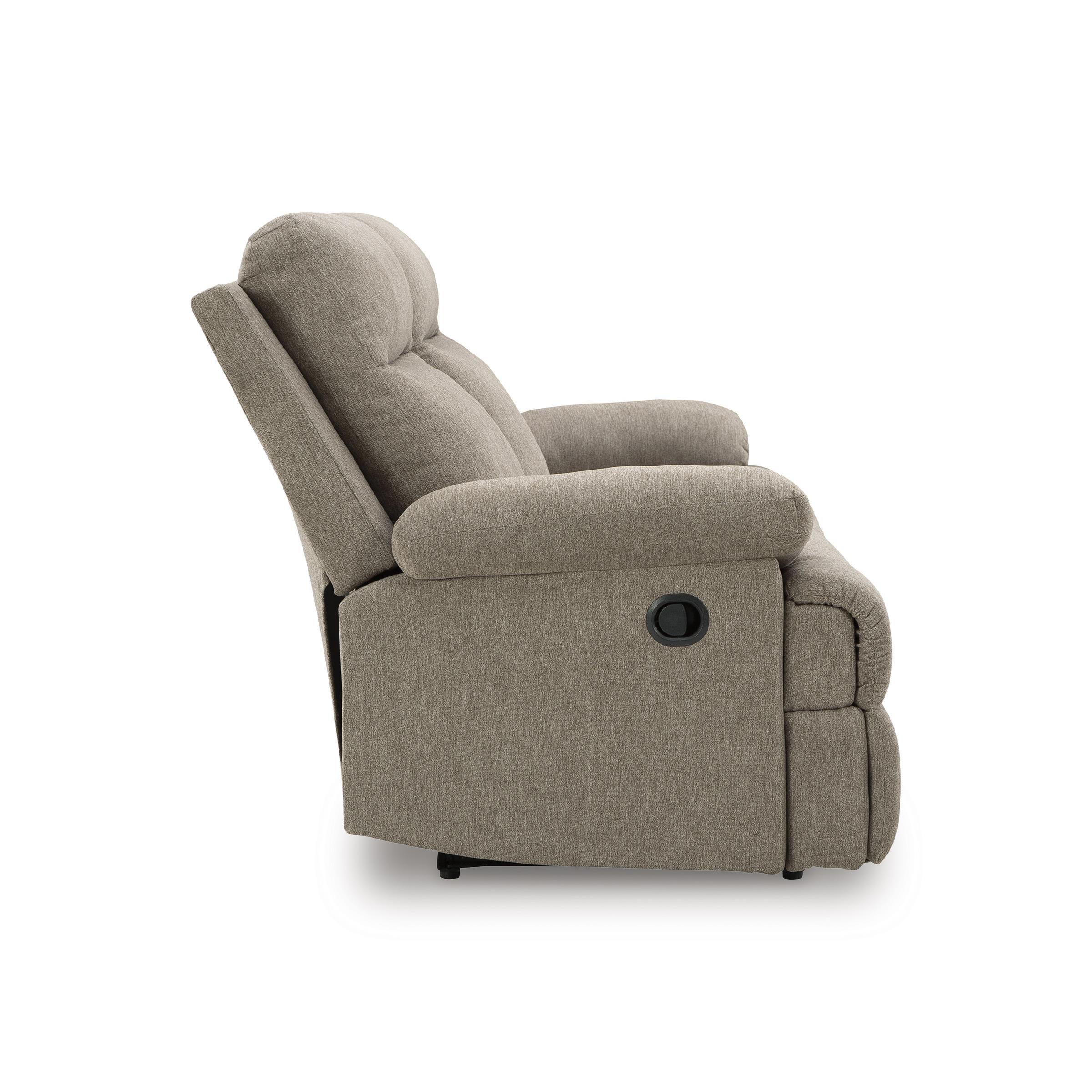  Manufacturer Color_Mocha --  Signature Design by Ashley Side Swipe Stationary Fabric Sofa IMAGE 5