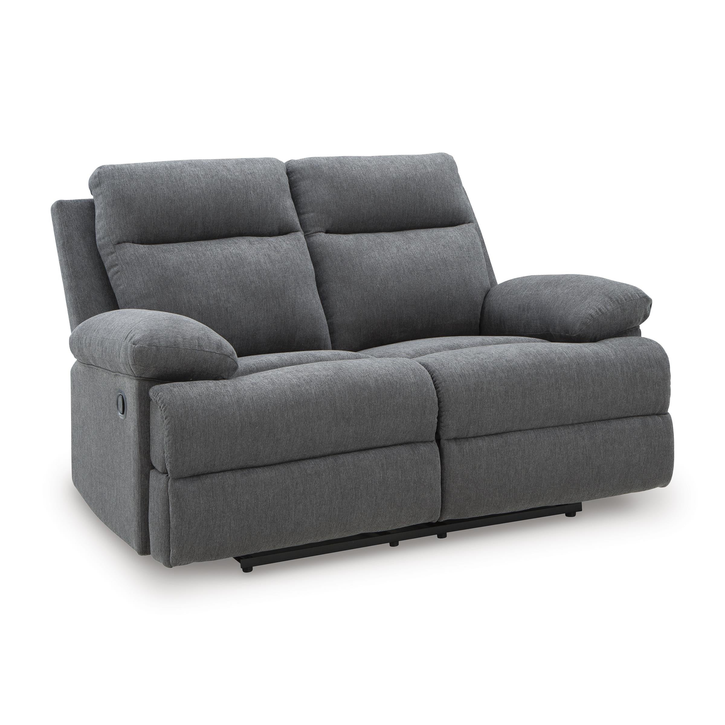  Manufacturer Color_Charcoal --  Side-Swipe PC9140686 Reclining Loveseat IMAGE 1