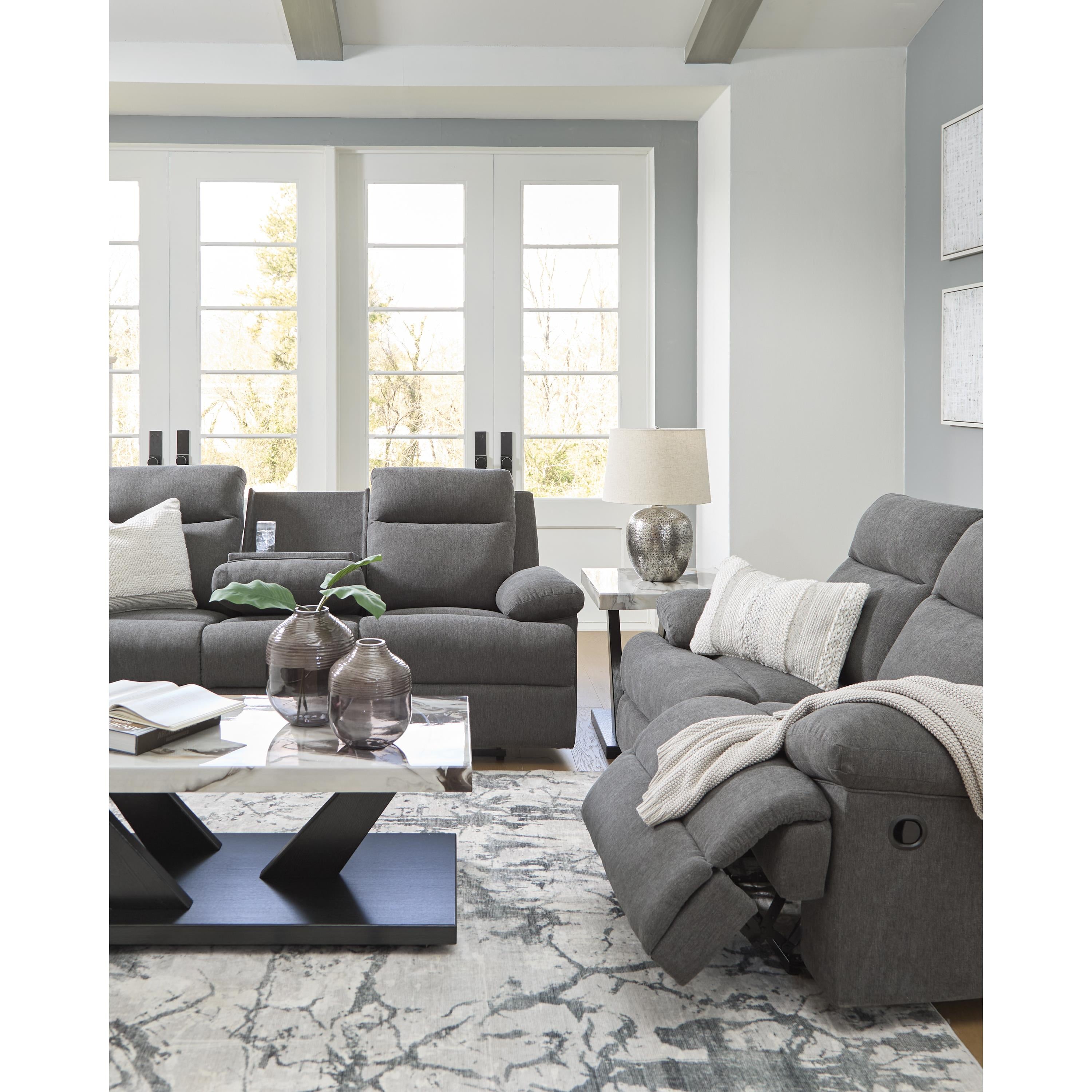  Manufacturer Color_Charcoal --  Side-Swipe PC9140686 Reclining Loveseat IMAGE 10