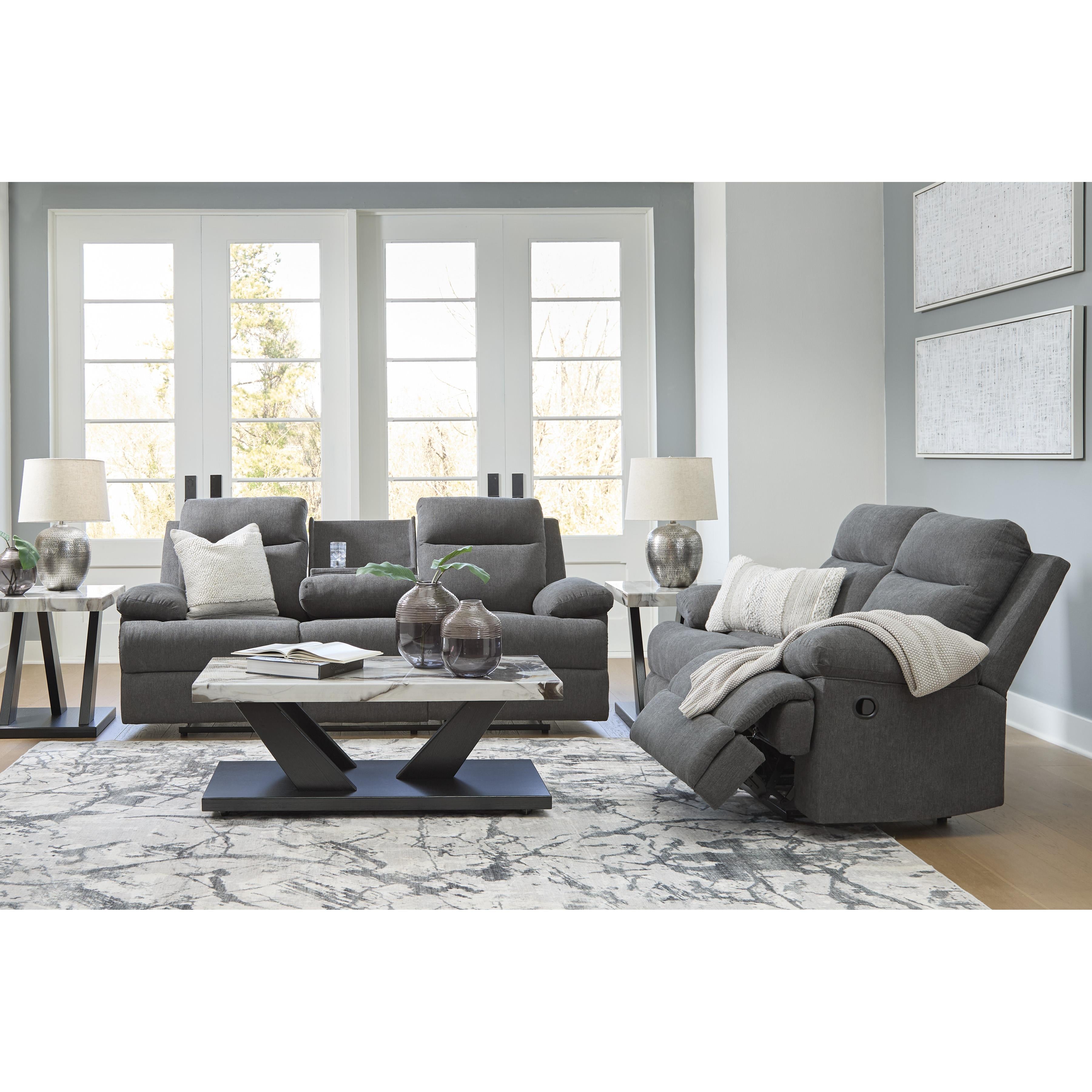  Manufacturer Color_Charcoal --  Side-Swipe PC9140686 Reclining Loveseat IMAGE 18
