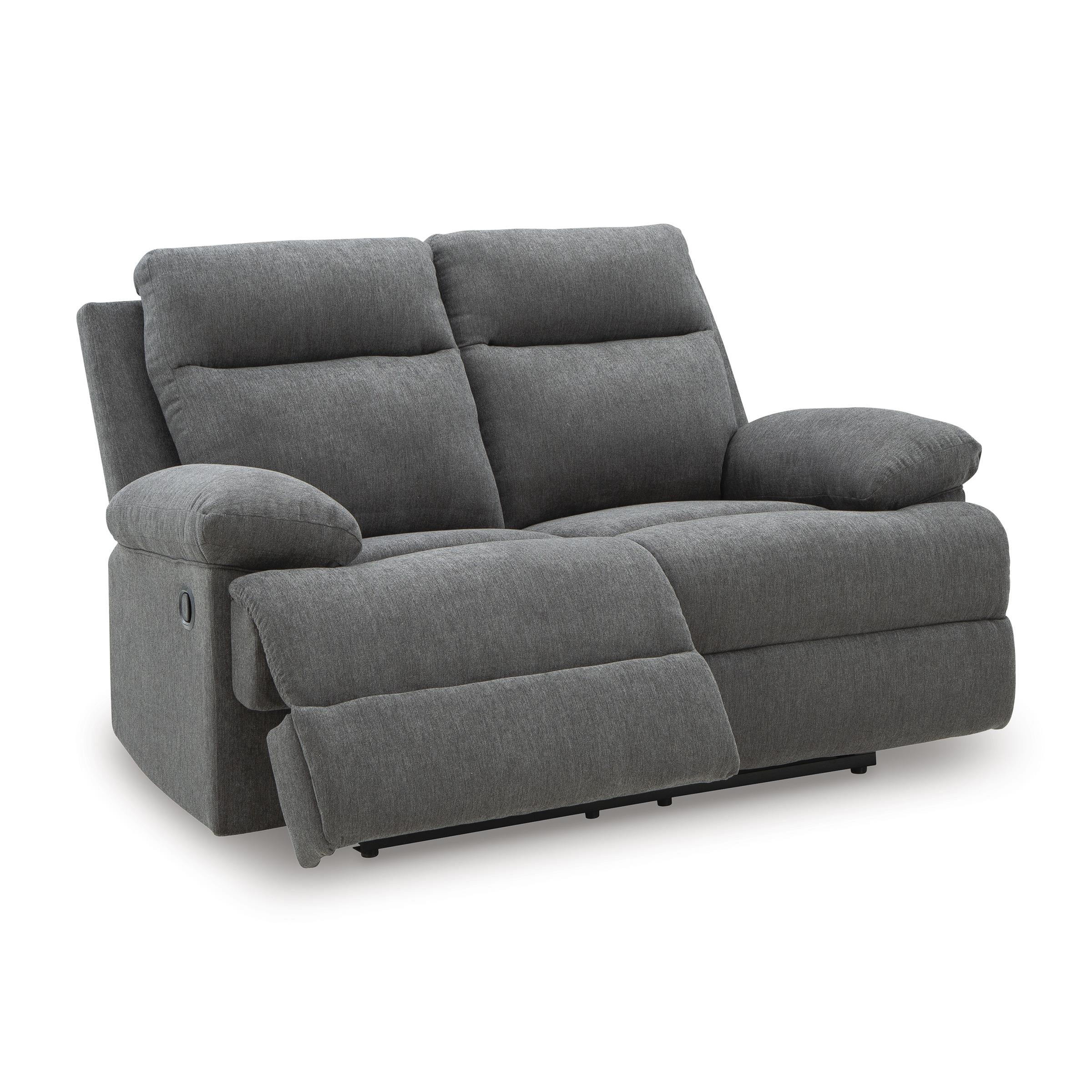 Manufacturer Color_Charcoal --  Side-Swipe PC9140686 Reclining Loveseat IMAGE 2