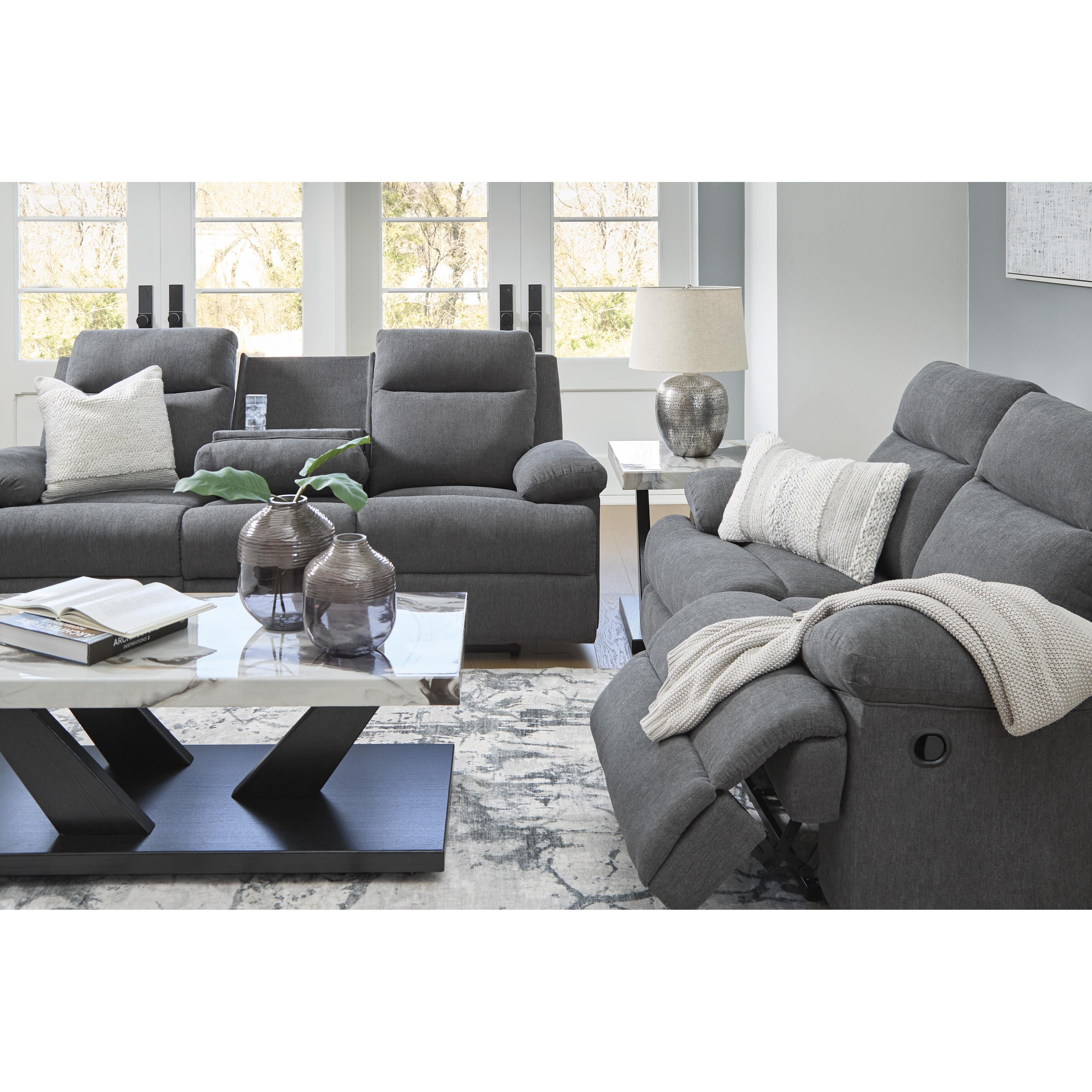  Manufacturer Color_Charcoal --  Side-Swipe PC9140686 Reclining Loveseat IMAGE 8