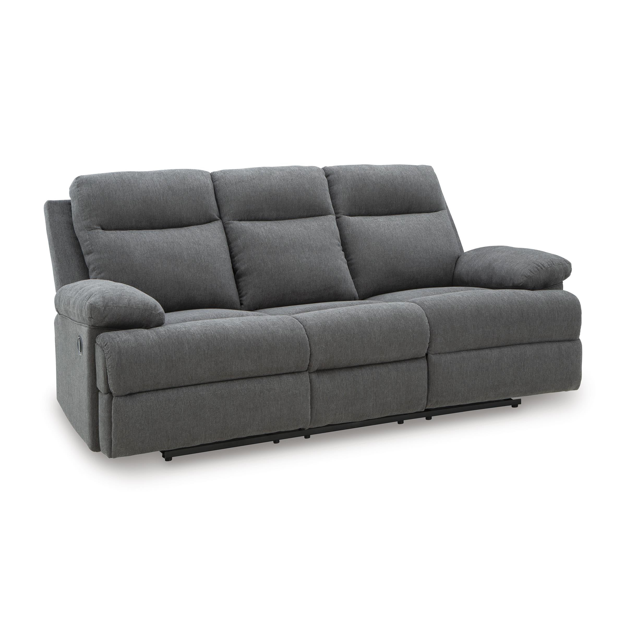  Manufacturer Color_Charcoal --  Side-Swipe PC9140689 Reclining Sofa with Drop Down Table IMAGE 1