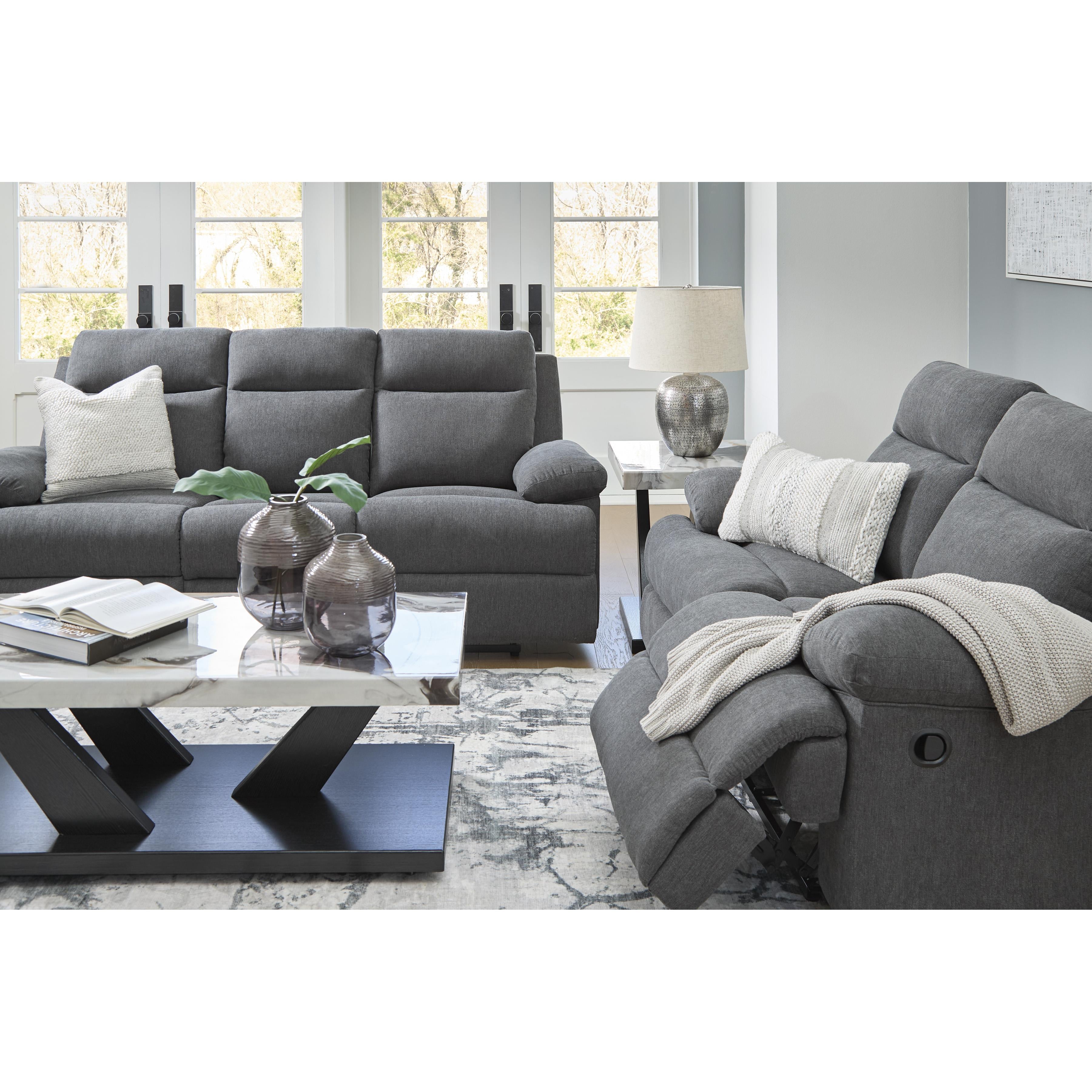  Manufacturer Color_Charcoal --  Side-Swipe PC9140689 Reclining Sofa with Drop Down Table IMAGE 15
