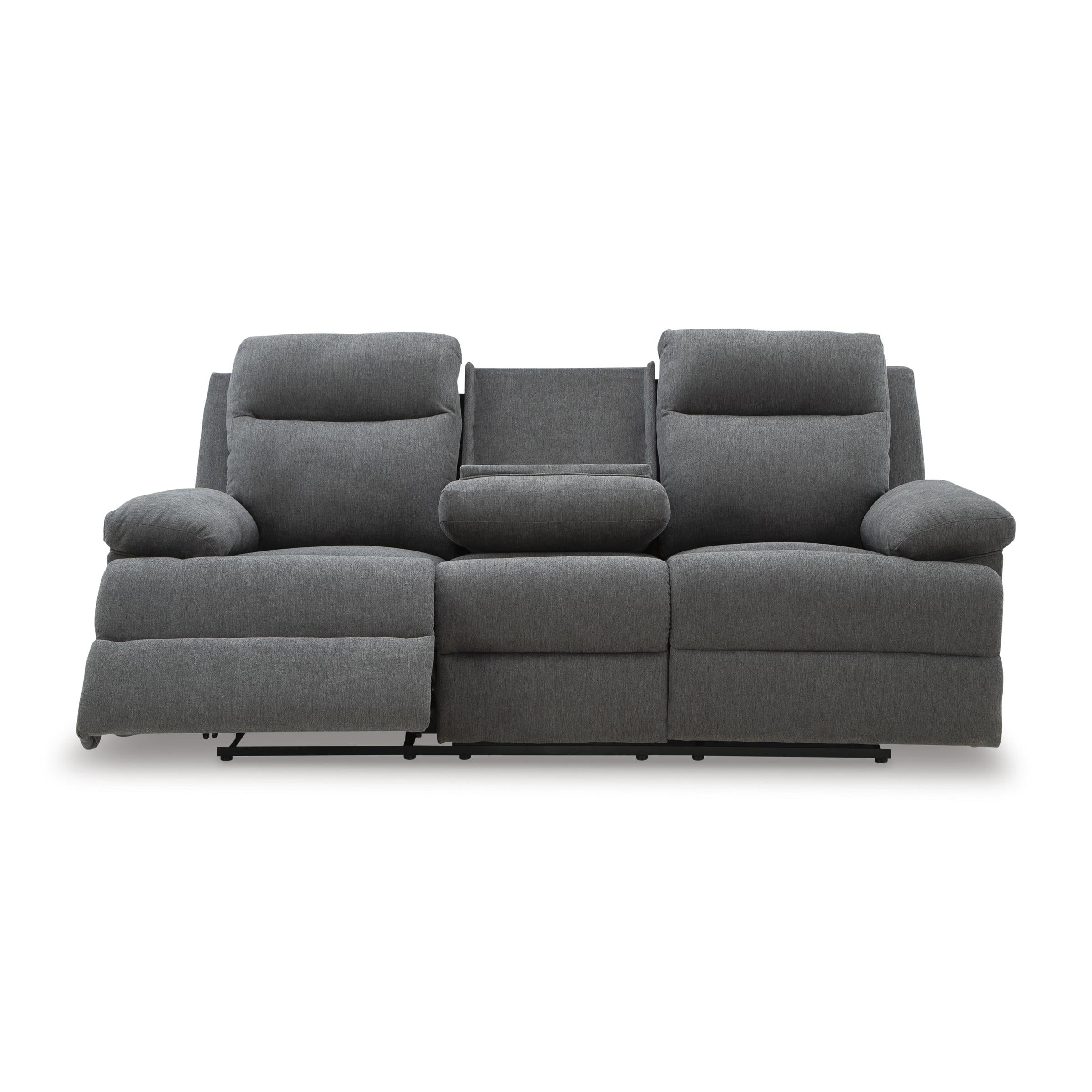  Manufacturer Color_Charcoal --  Side-Swipe PC9140689 Reclining Sofa with Drop Down Table IMAGE 4