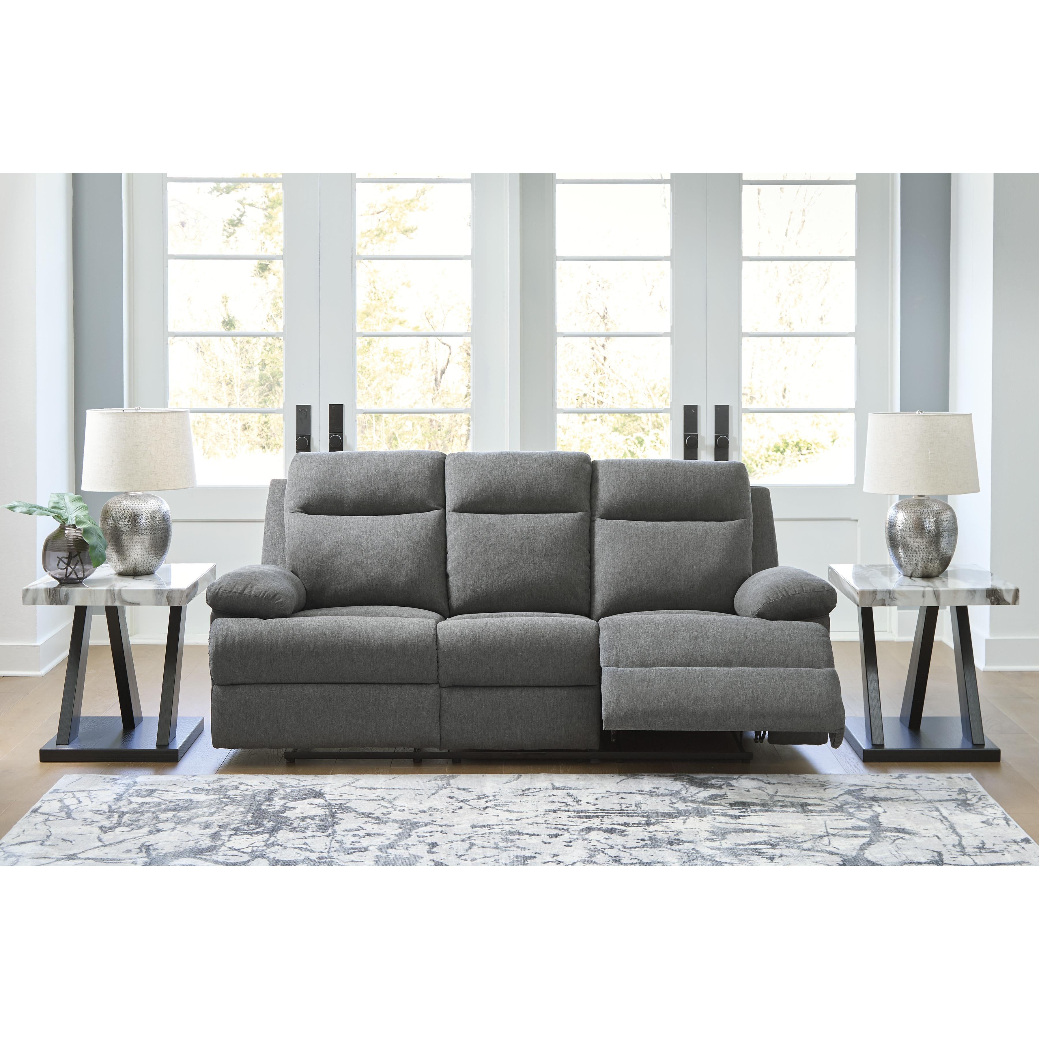  Manufacturer Color_Charcoal --  Side-Swipe PC9140689 Reclining Sofa with Drop Down Table IMAGE 6