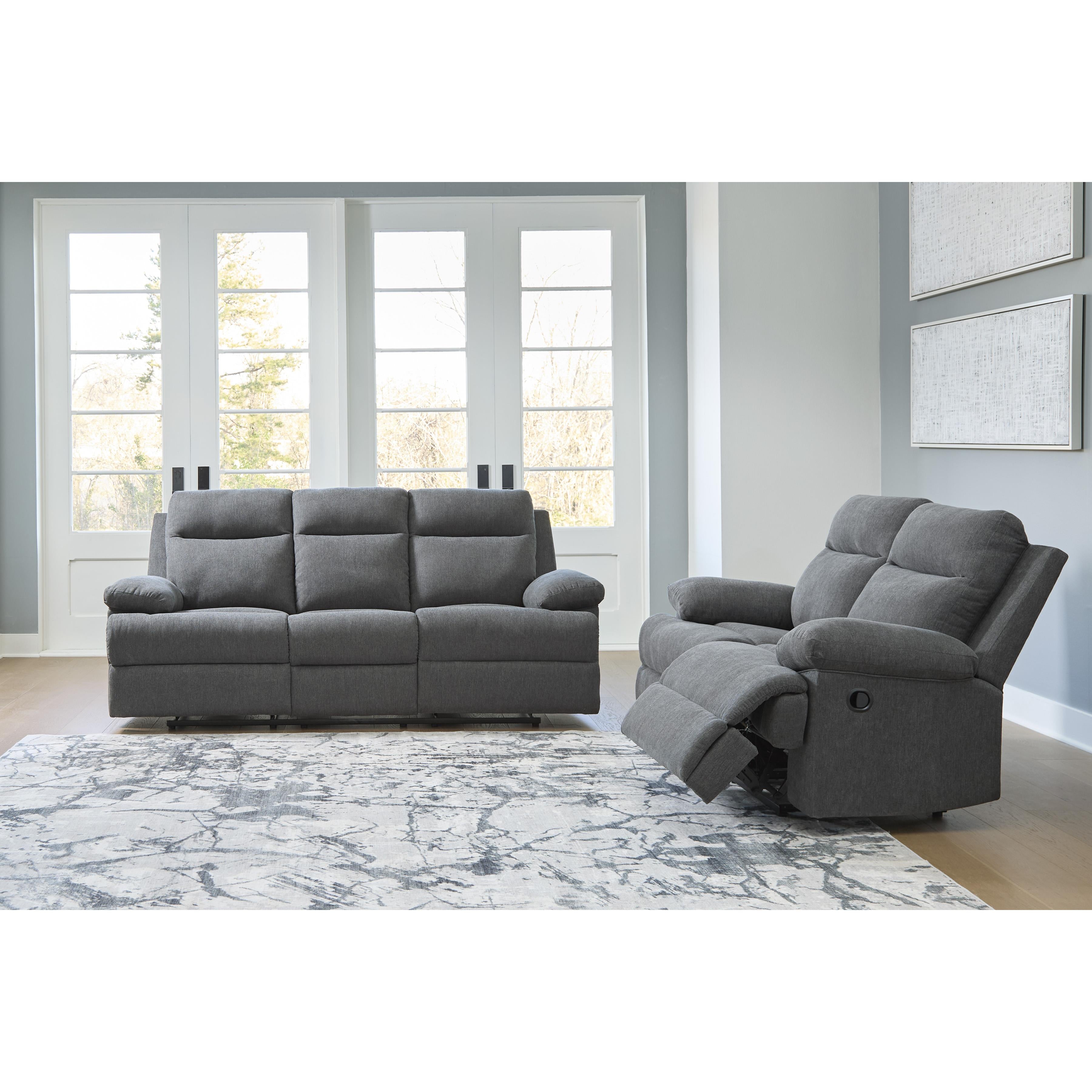  Manufacturer Color_Charcoal --  Side-Swipe PC9140689 Reclining Sofa with Drop Down Table IMAGE 9