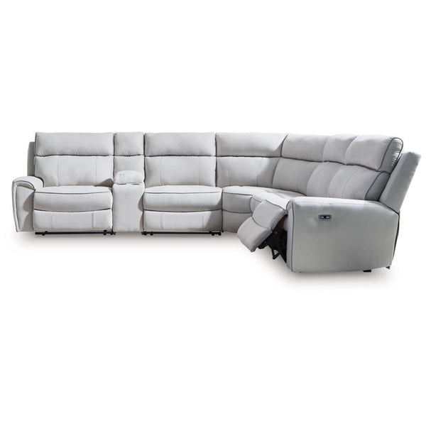 Signature Design by Ashley Social Pointe PC98802S10 6 pc Power Reclining Sectional