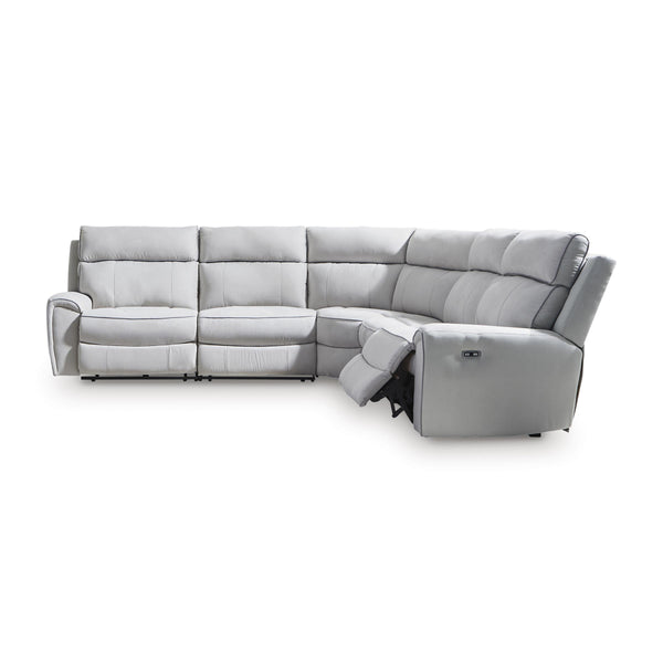 Signature Design by Ashley Social Pointe PC98802S8 5 pc Power Reclining Sectional