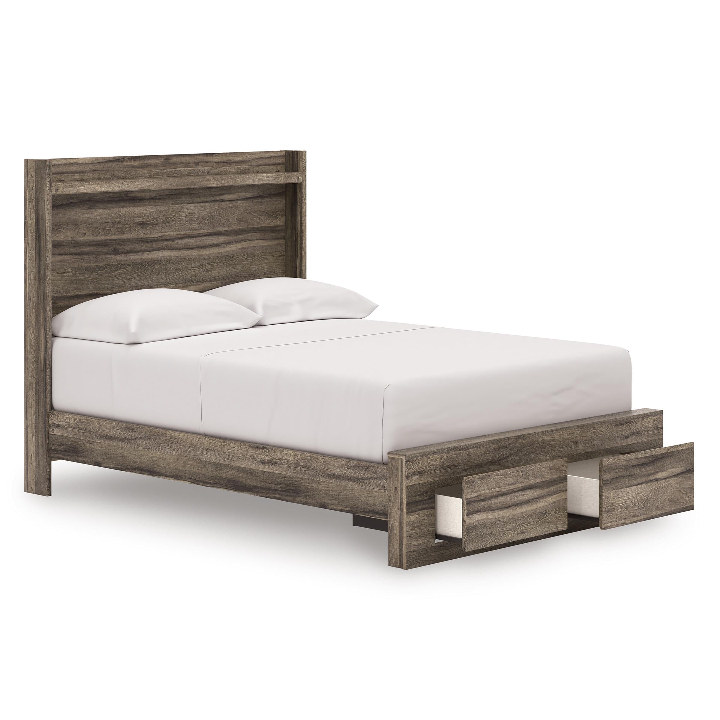  Size_Full --  Signature Design by Ashley Elbrim Panel Bed with Storage IMAGE 2