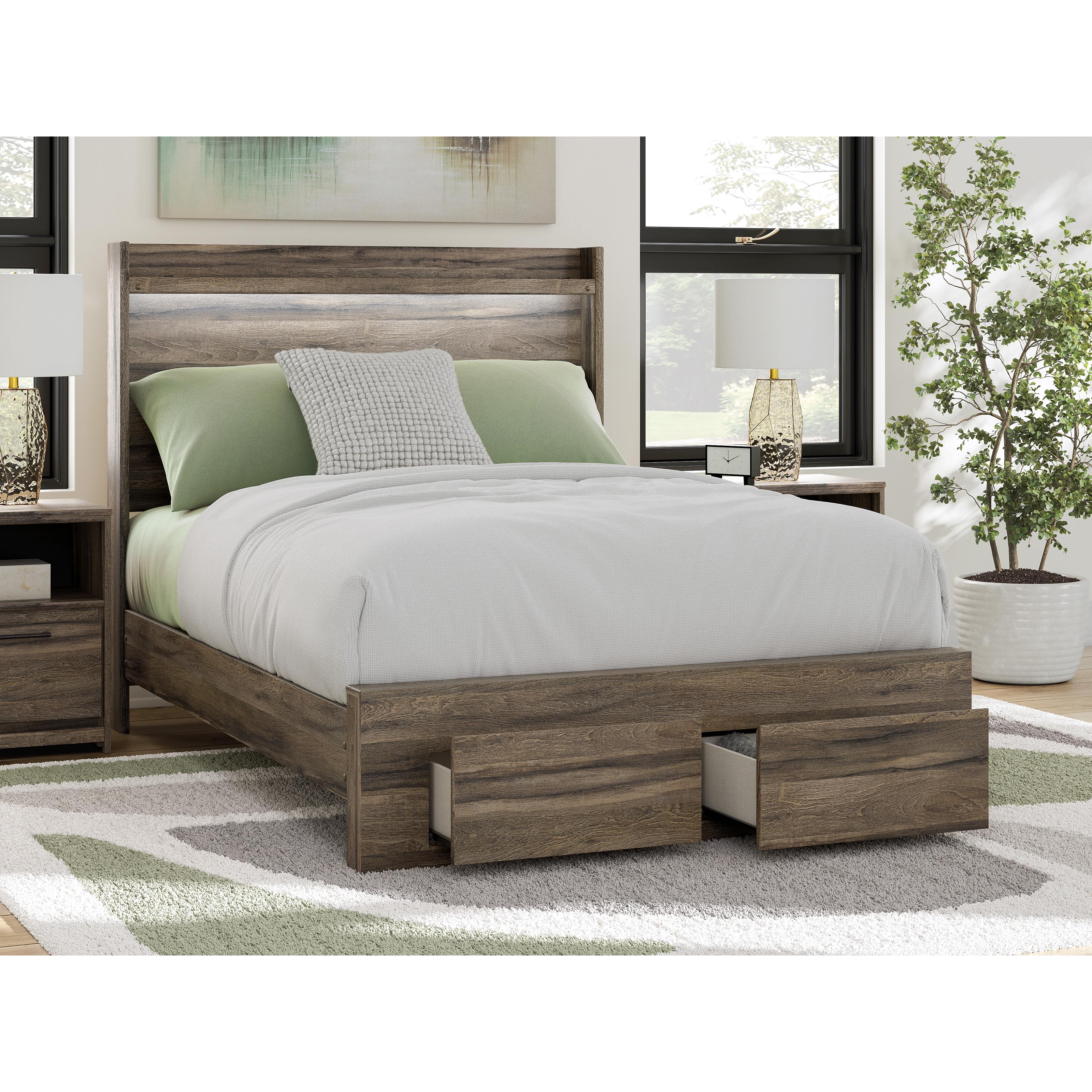  Size_Full --  Signature Design by Ashley Elbrim Panel Bed with Storage IMAGE 6