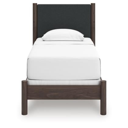  Size_Twin --  Signature Design by Ashley Pamytta Upholstered Panel Bed IMAGE 3