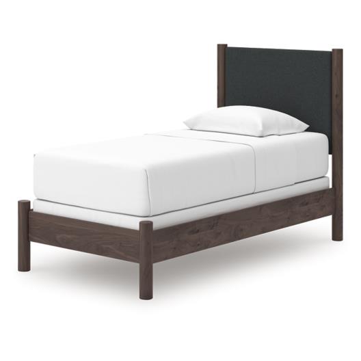  Size_Twin --  Signature Design by Ashley Pamytta Upholstered Panel Bed IMAGE 4