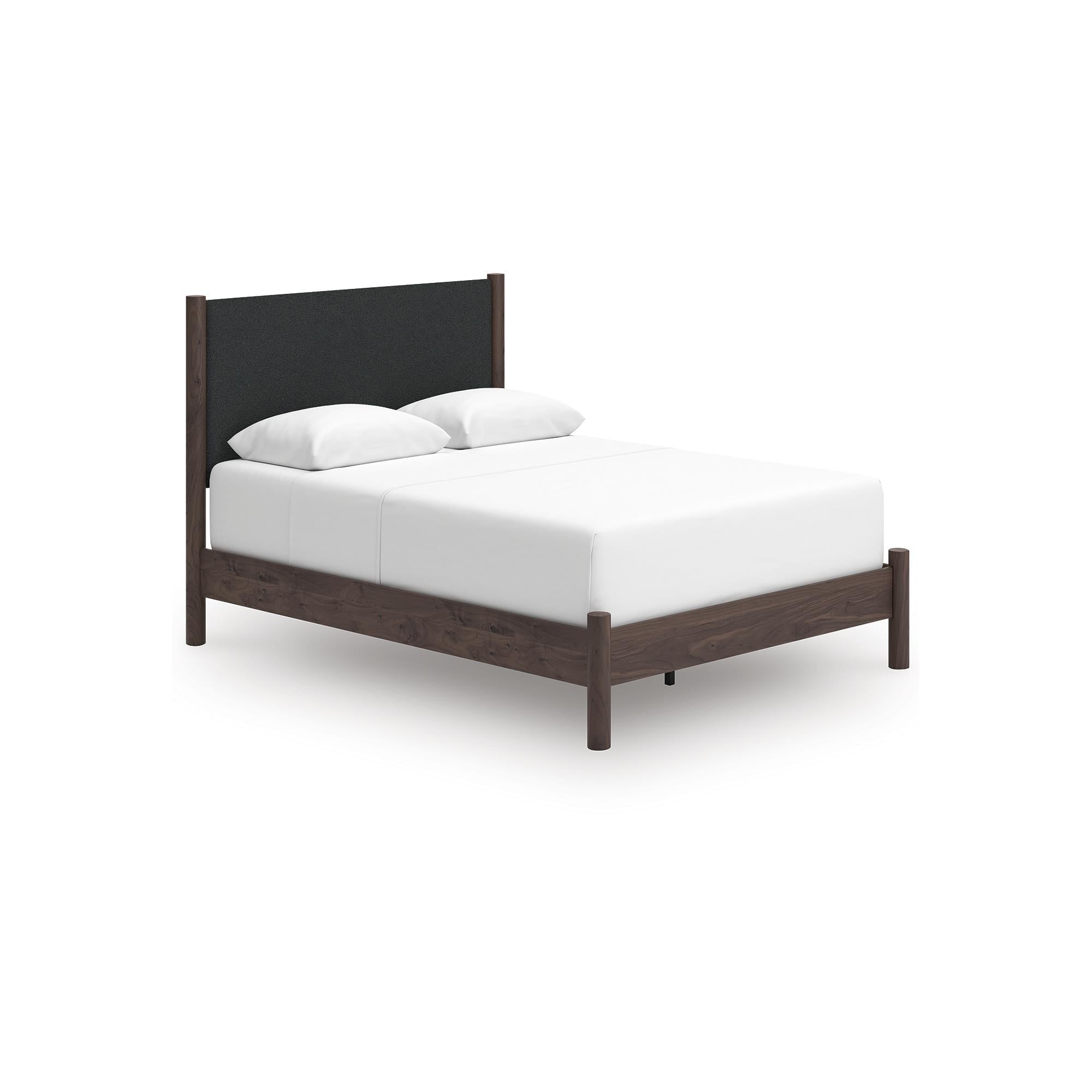  Size_Queen --  Pamytta PCB2614B24 Queen Upholstered Panel Bed IMAGE 1