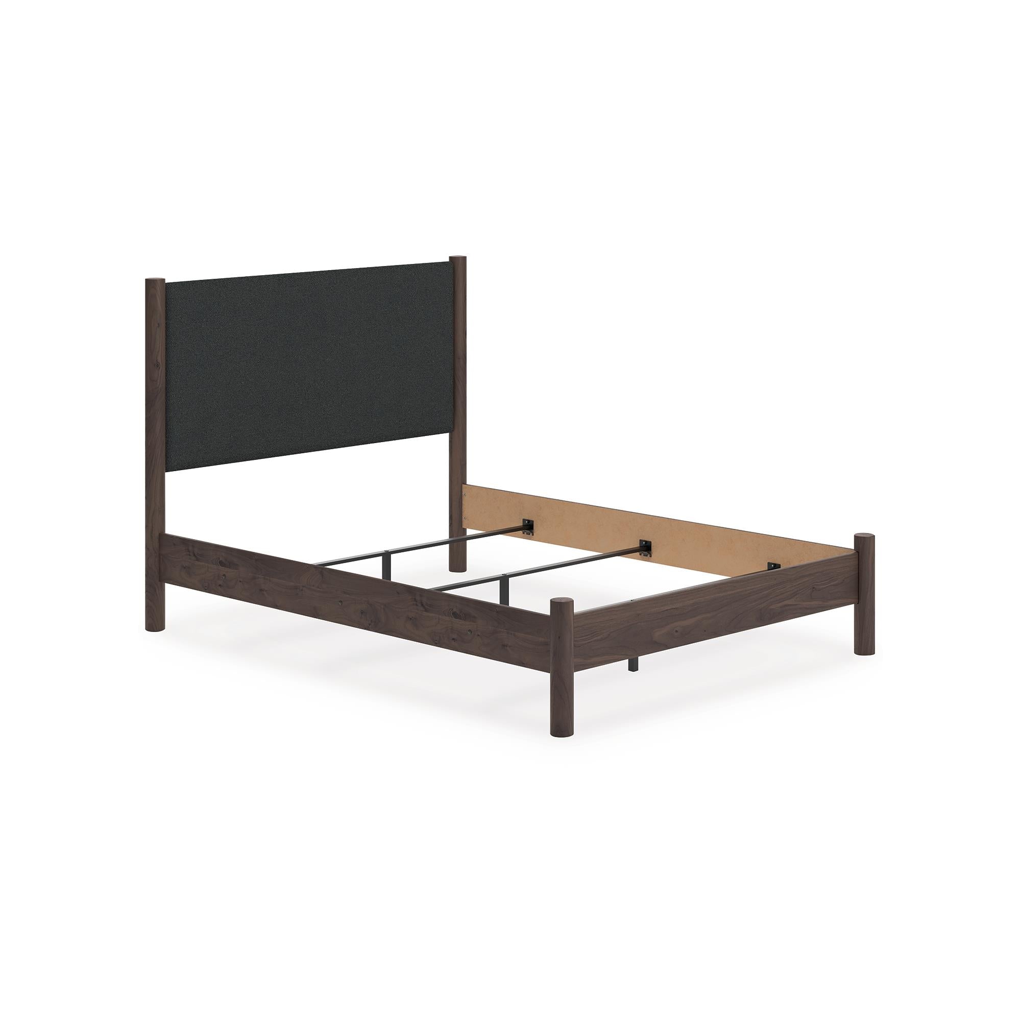  Size_Queen --  Pamytta PCB2614B24 Queen Upholstered Panel Bed IMAGE 2