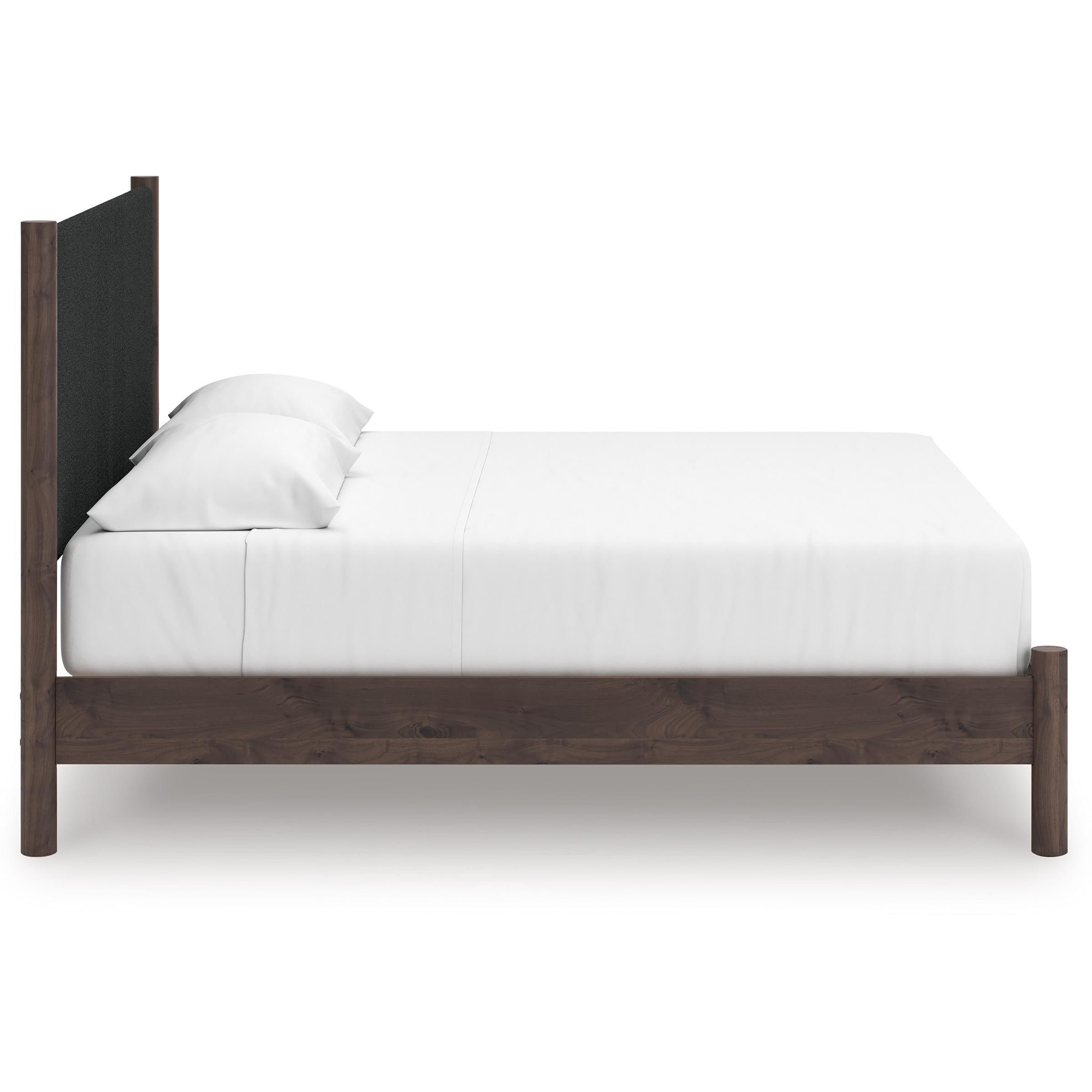  Size_King --  Pamytta PCB2614B28 King Upholstered Panel Platform Bed IMAGE 3