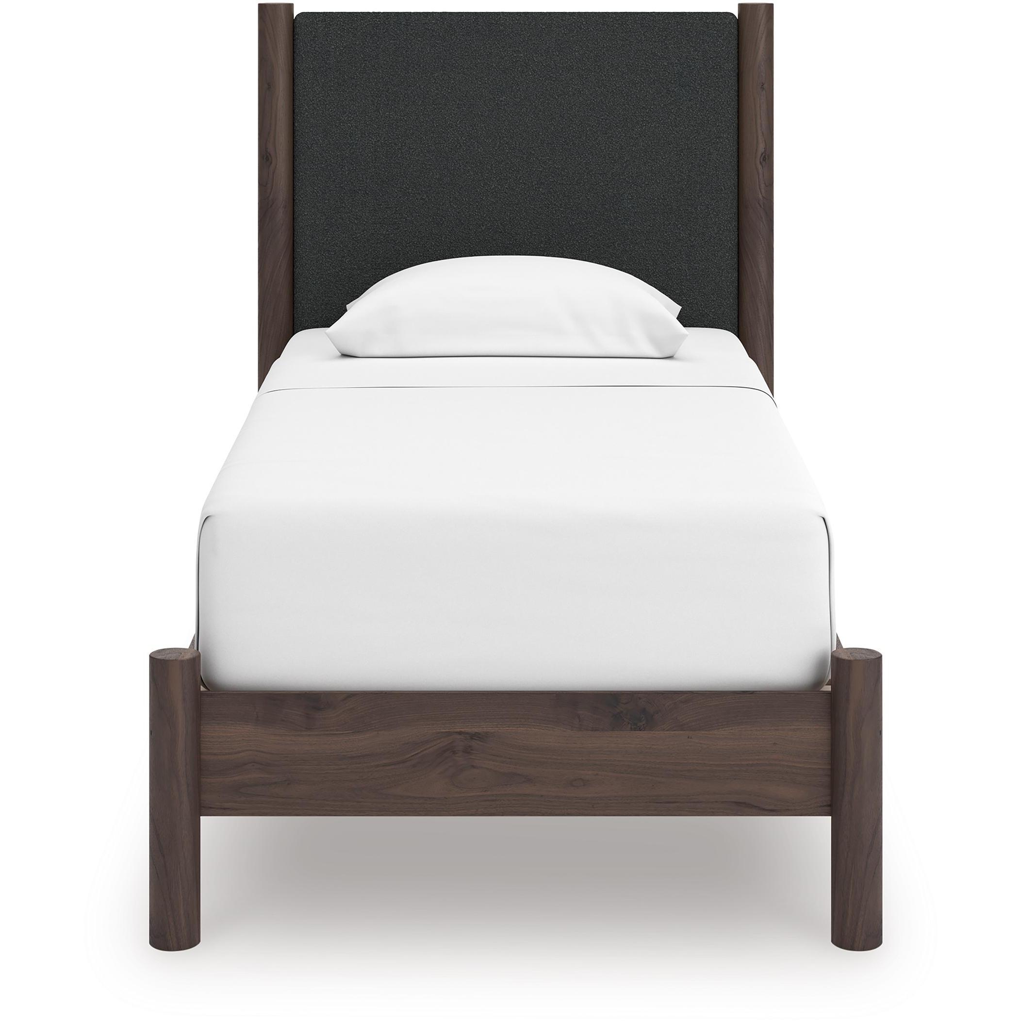  Size_Twin --  Signature Design by Ashley Pamytta Upholstered Platform Bed IMAGE 2