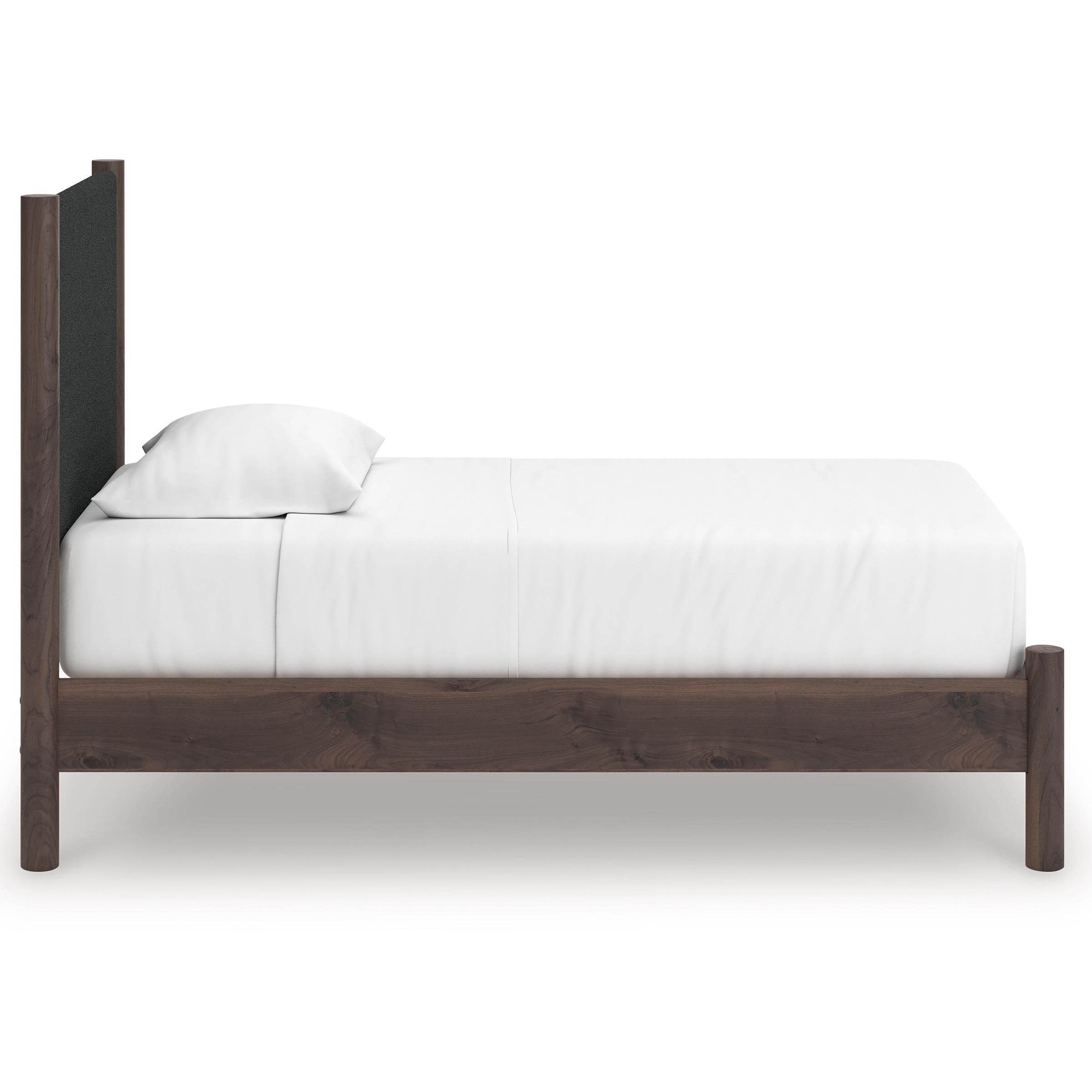  Size_Twin --  Signature Design by Ashley Pamytta Upholstered Platform Bed IMAGE 3