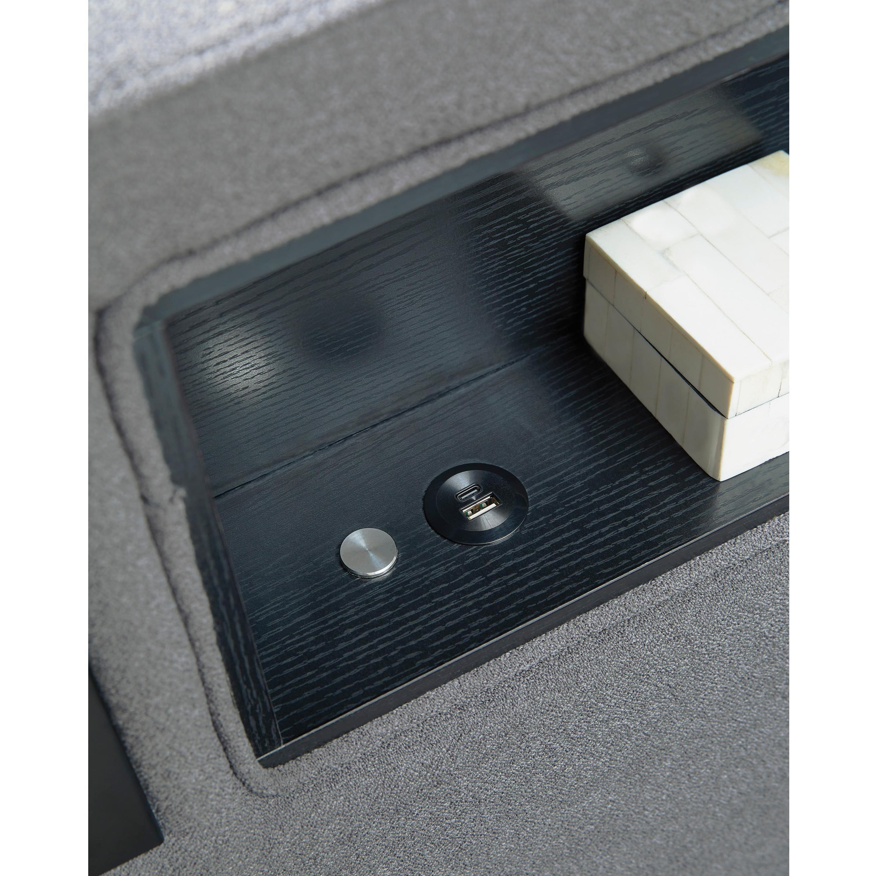  Size_Queen --  Verishaw PCB2721B20 Queen Upholstered Bed IMAGE 20