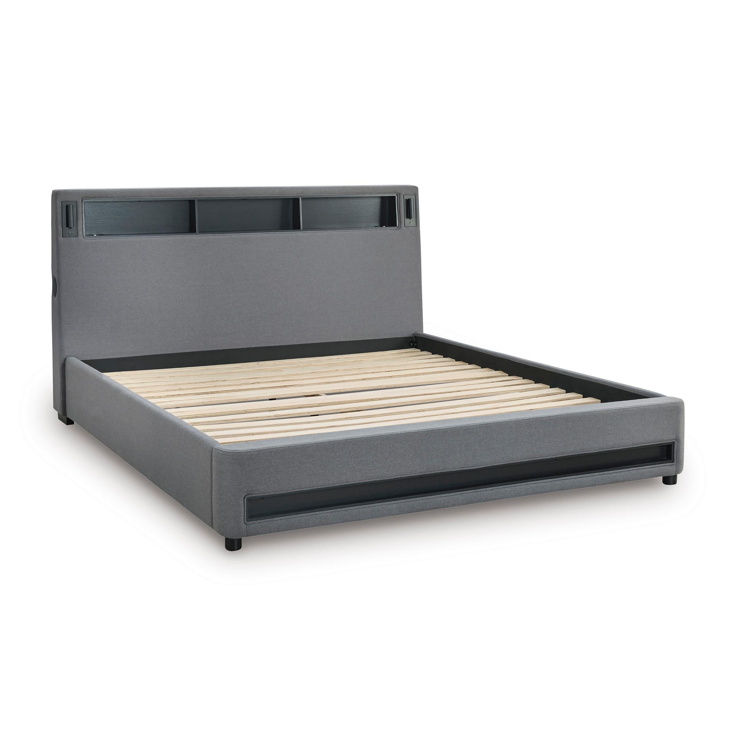  Size_King --  Verishaw PCB2721B21 King Upholstered Bed IMAGE 3