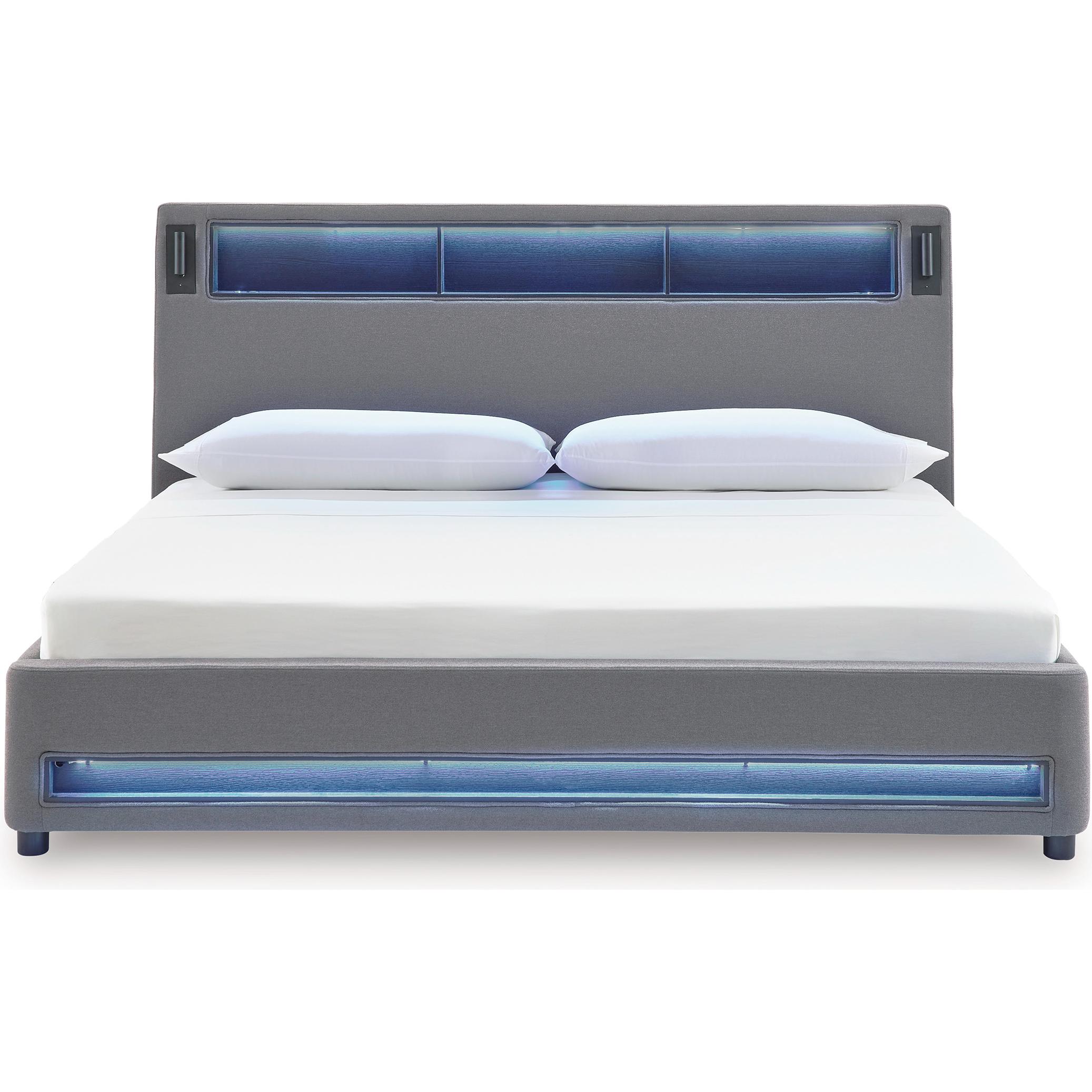  Size_California King --  Verishaw PCB2721B22 California King Upholstered Bed IMAGE 4