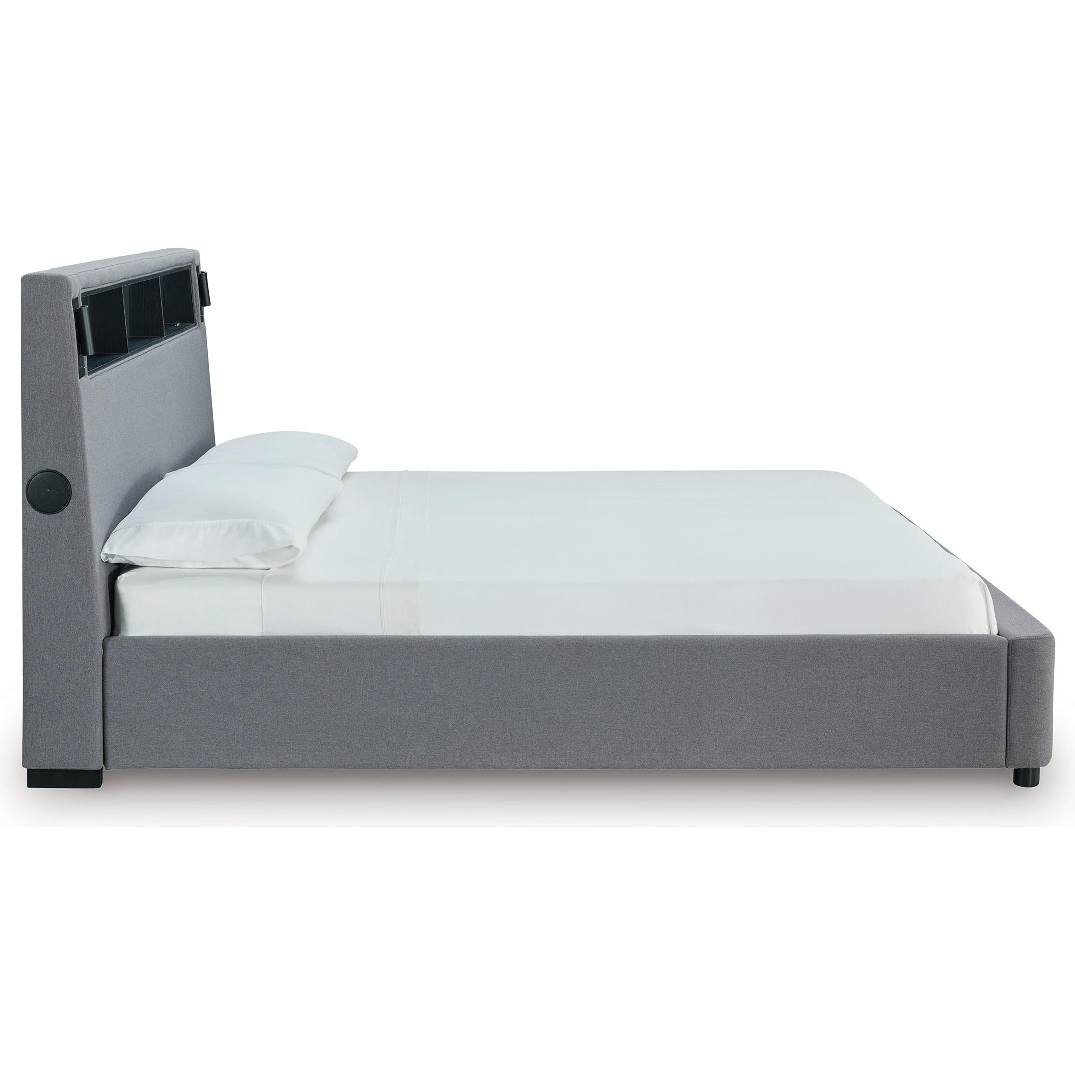  Size_California King --  Verishaw PCB2721B22 California King Upholstered Bed IMAGE 6