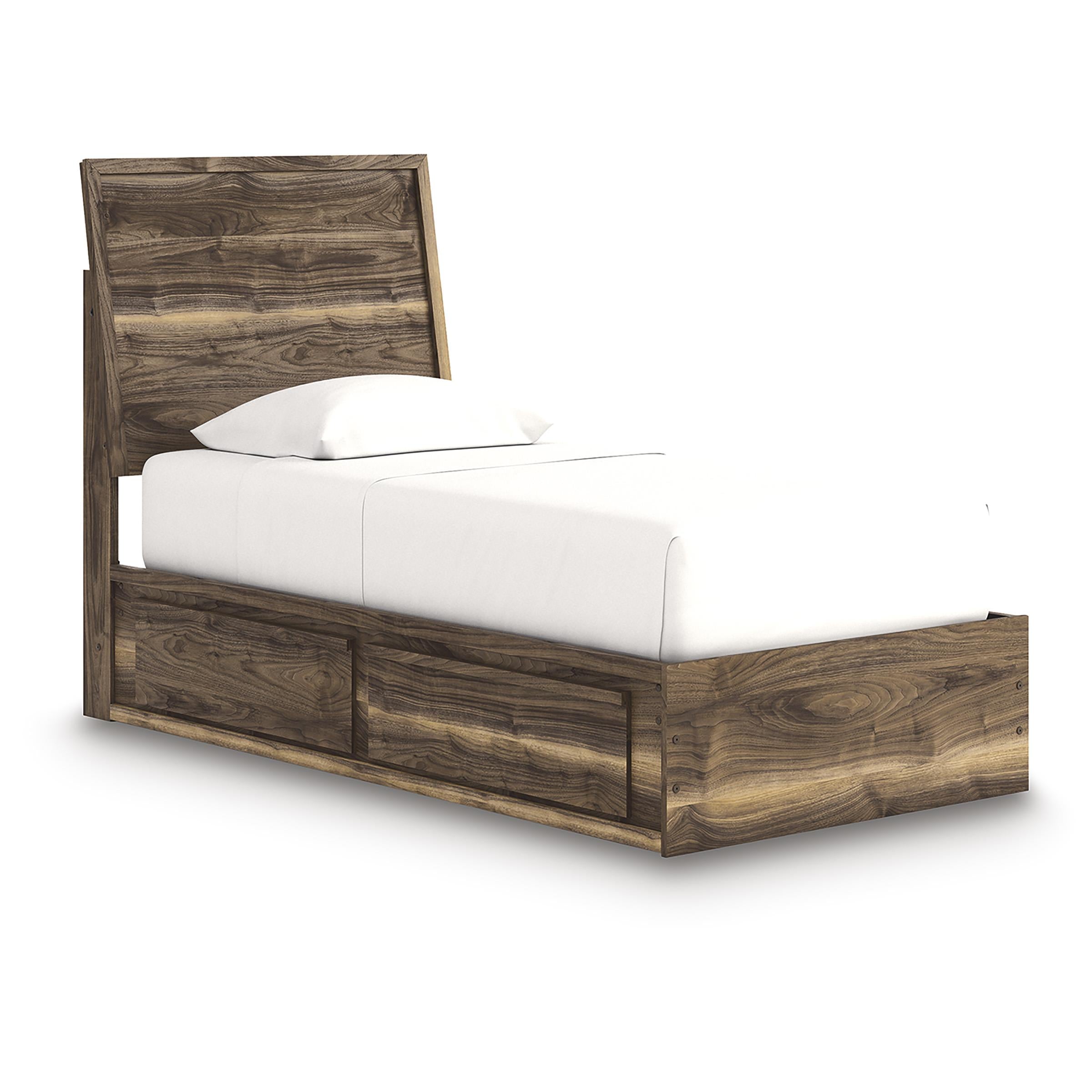  Size_Twin --  Signature Design by Ashley Chirason Panel Bed with Storage IMAGE 1