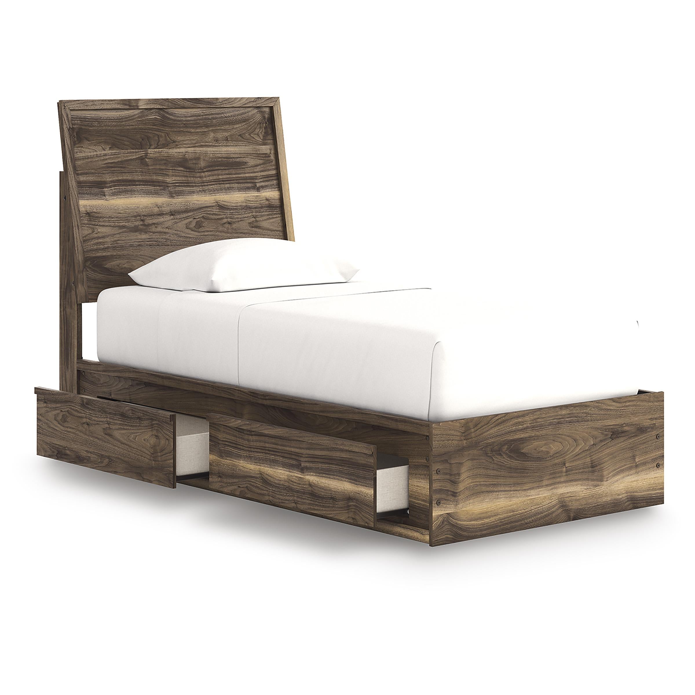  Size_Twin --  Signature Design by Ashley Chirason Panel Bed with Storage IMAGE 2